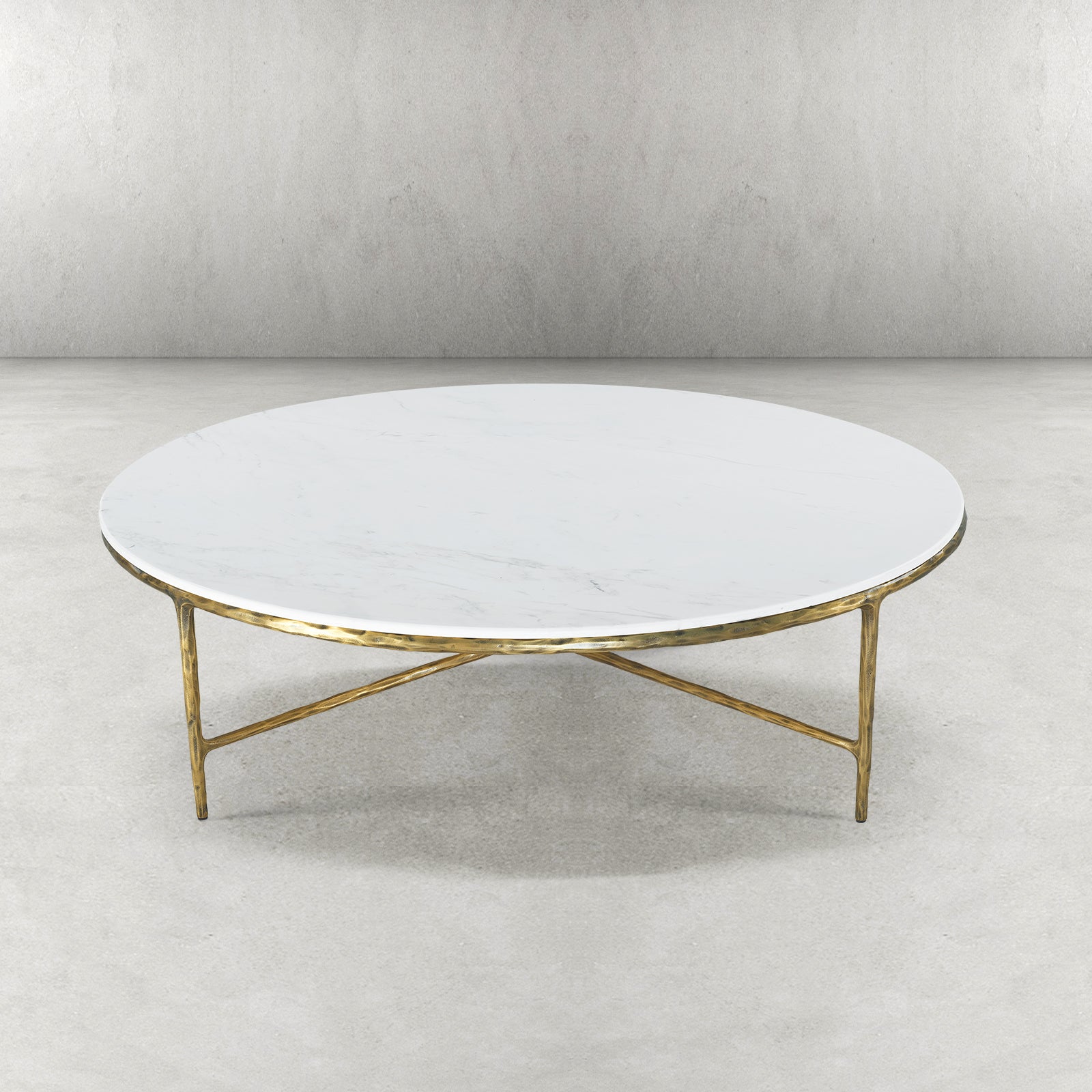 Thaddeus Marble Round Coffee Table 36" 55"