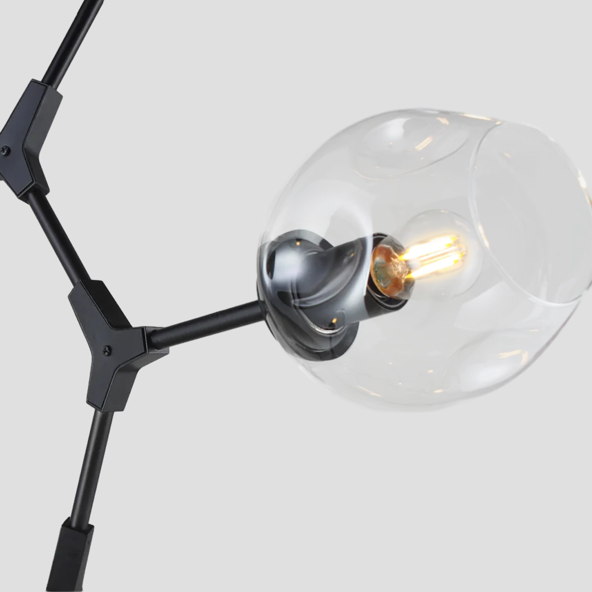 Metal Horizontal Globe Bubble Chandelier - Frown-1-Luxehomezone