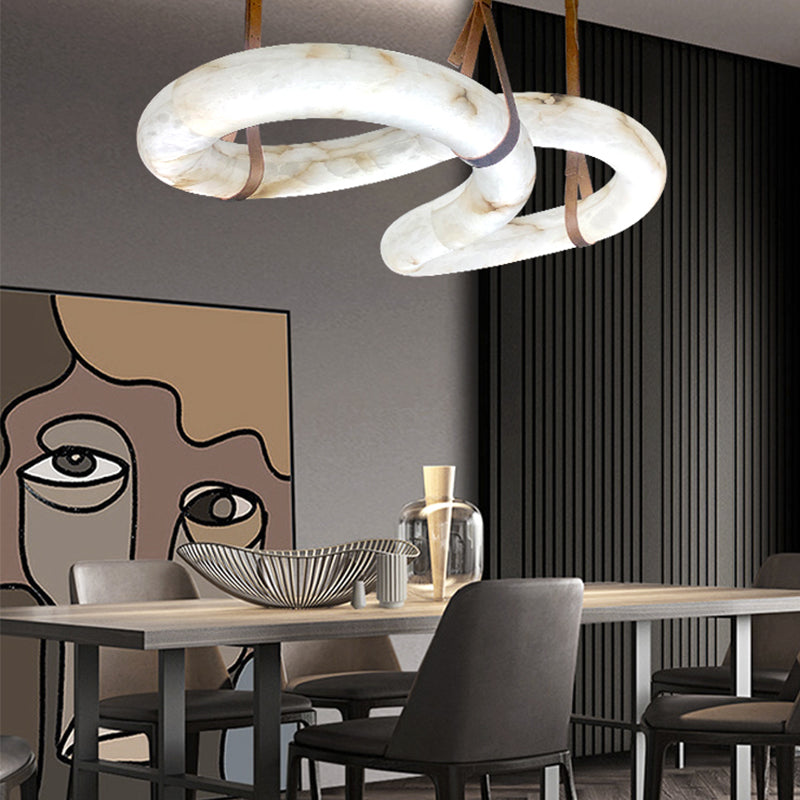 Ethera Alabaster Chandelier 42.5"W