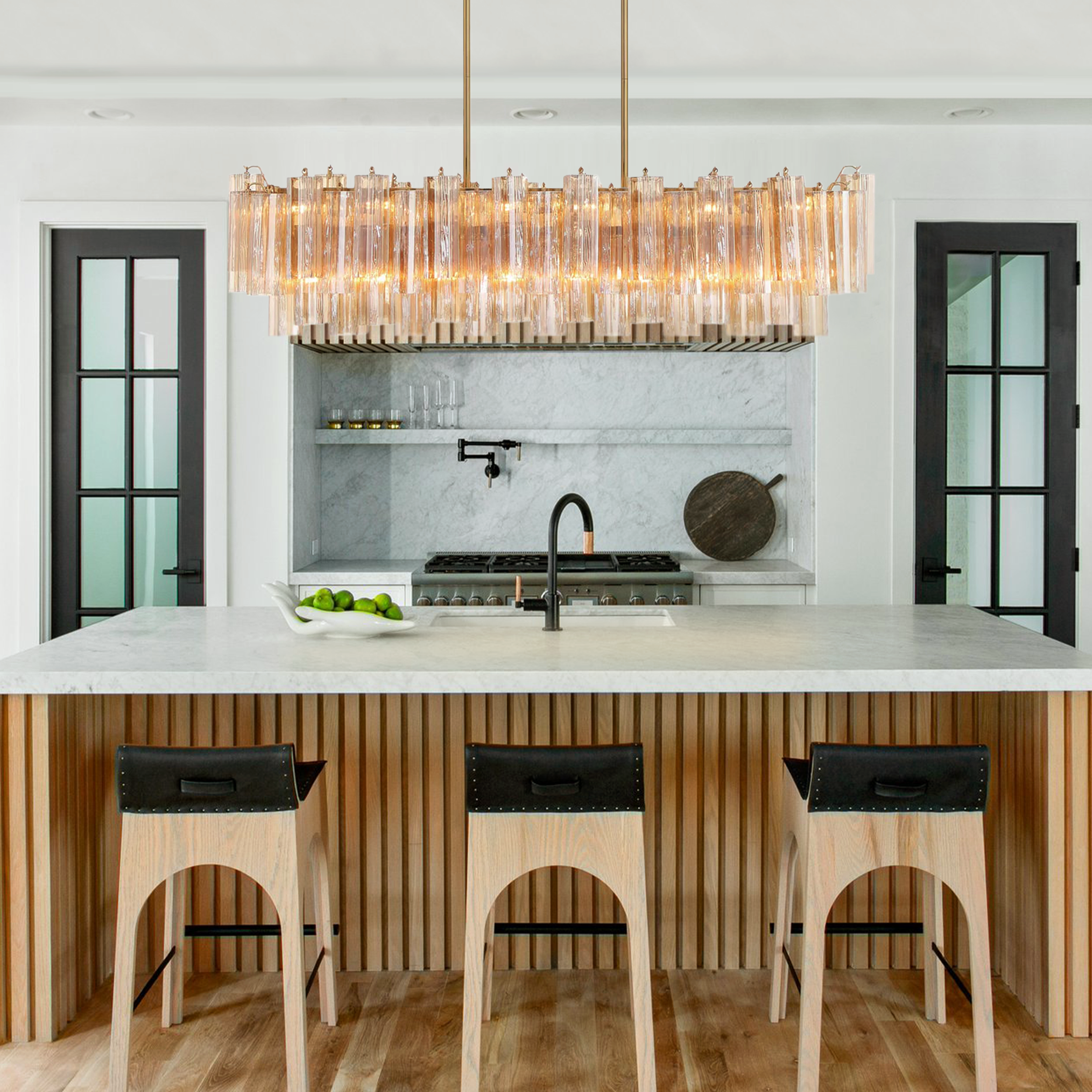 Addis Rectangular Chandelier 52"