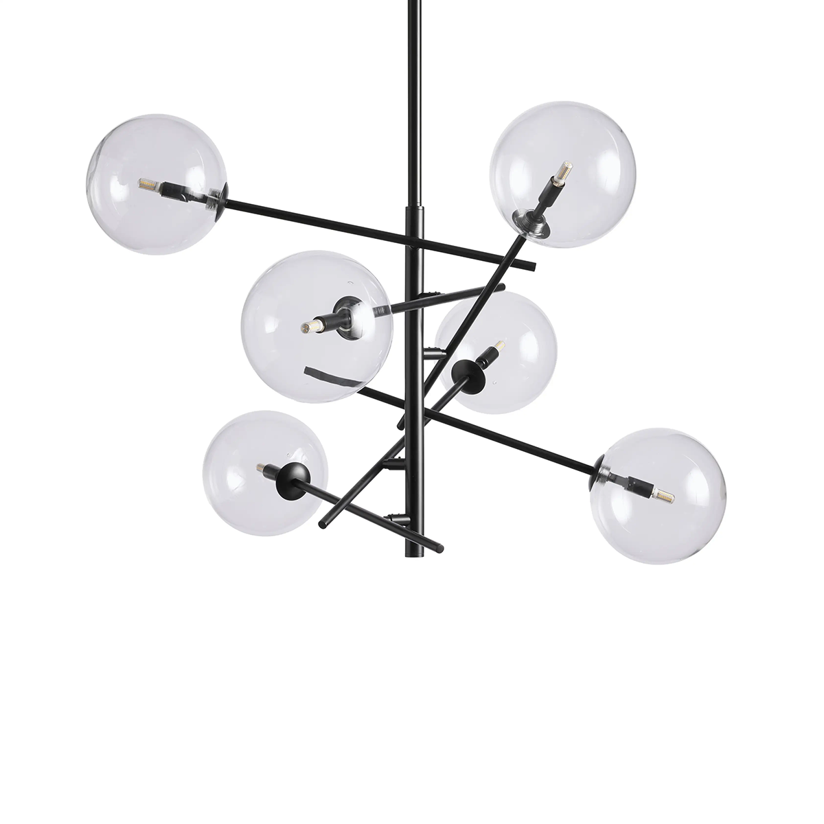 Moder Apollo Glass Ball Chandelier - Chandelier, Moder Apollo Series- Chandelier1-Luxehomezone