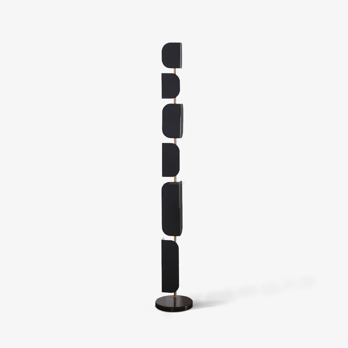 Leagan Floor Lamp  ∅ 11.8″ - Pillar-1-Luxehomezone