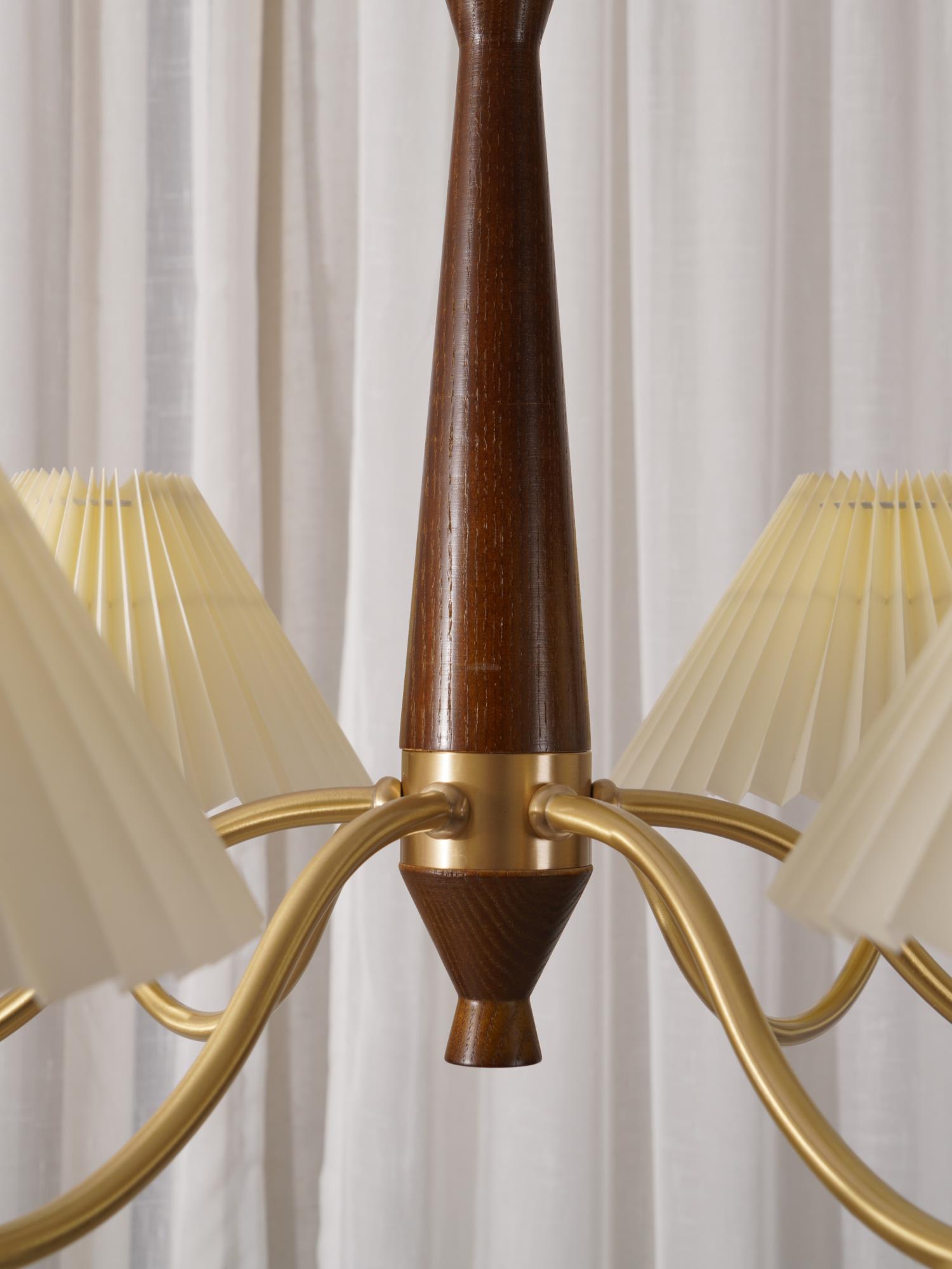 Pleated Chandelier with 3/6/8 heads - Variety-1-Luxehomezone