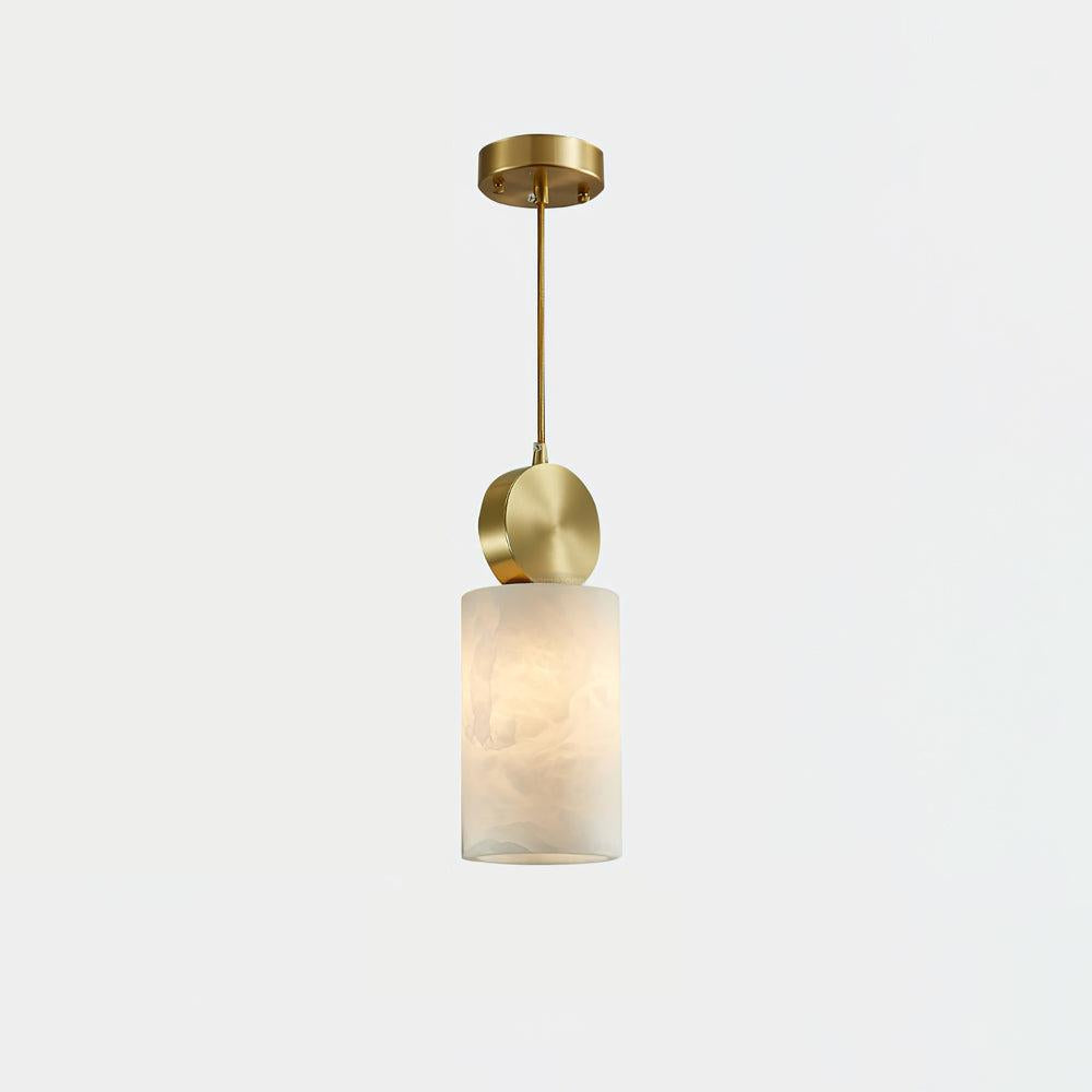 Etruscan Alabaster Marble Pendant Light - Alabaster, Alabaster Pendant-1-Luxehomezone