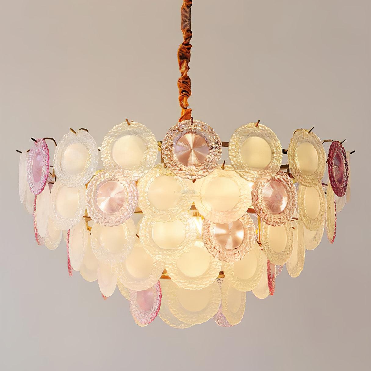 Rainbow Chandelier with Round/Long canopy - Luxehomezone
