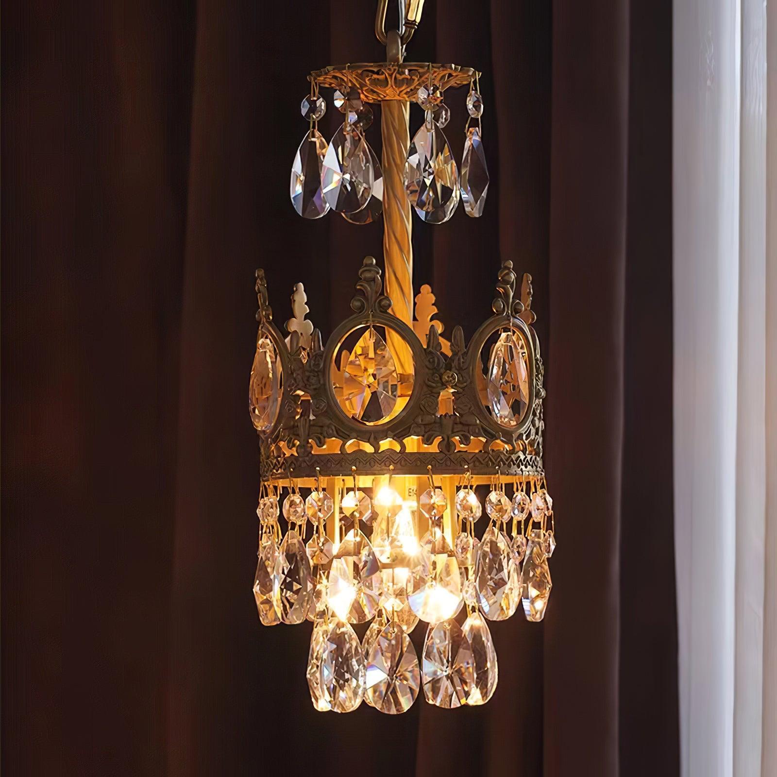 Vintage Crystal Chandelier - Crystals-1-Luxehomezone