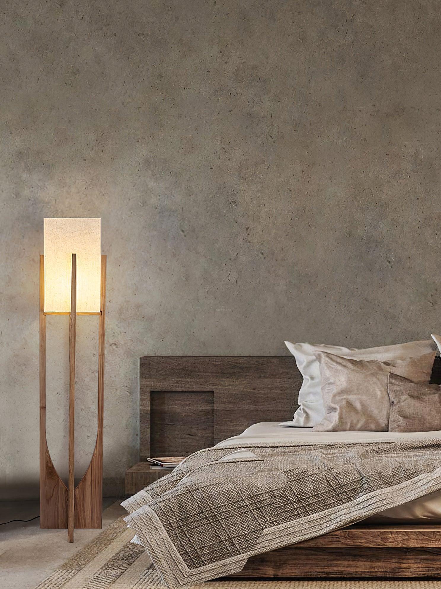 Fairbanks Floor Light - Wood-1-Luxehomezone