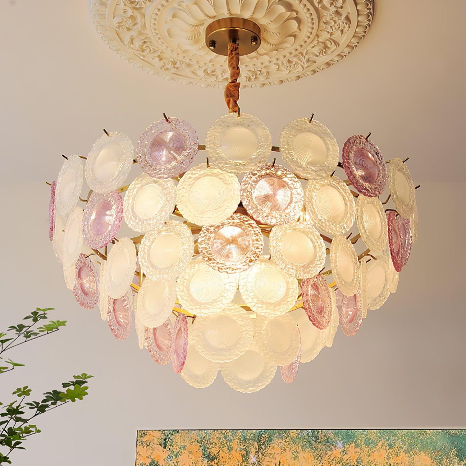 Rainbow Chandelier with Round/Long canopy - Luxehomezone