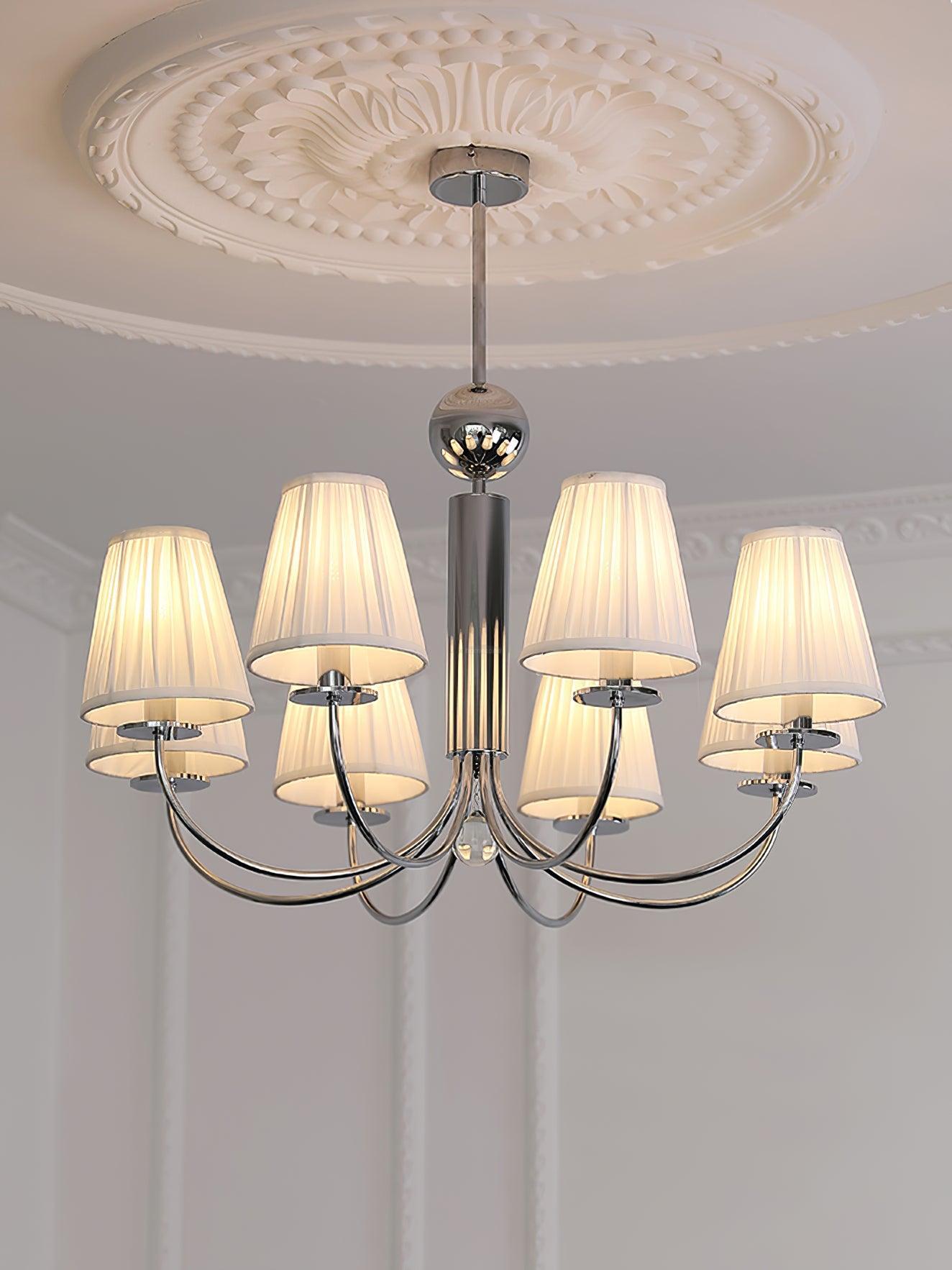 Simplicity Chrome Chandelier Φ 19.7″ - Variety-1-Luxehomezone