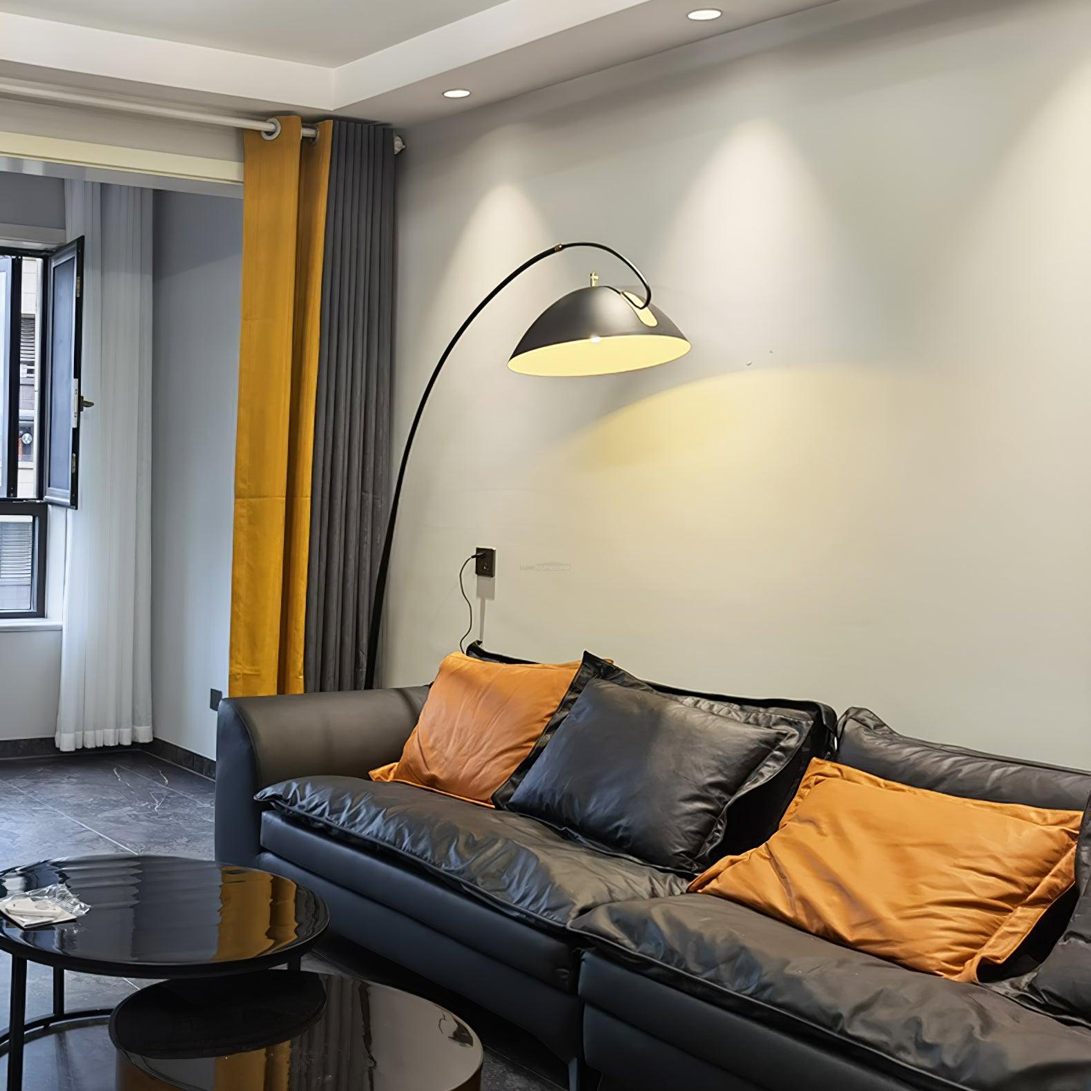 Pluma Floor Lamp ∅ 57.5″ - Bent-1-Luxehomezone