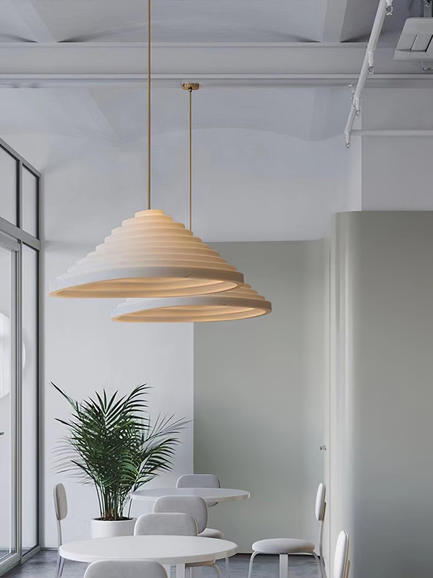 Rice Field Acoustic Acrylic Pendant - Luxehomezone