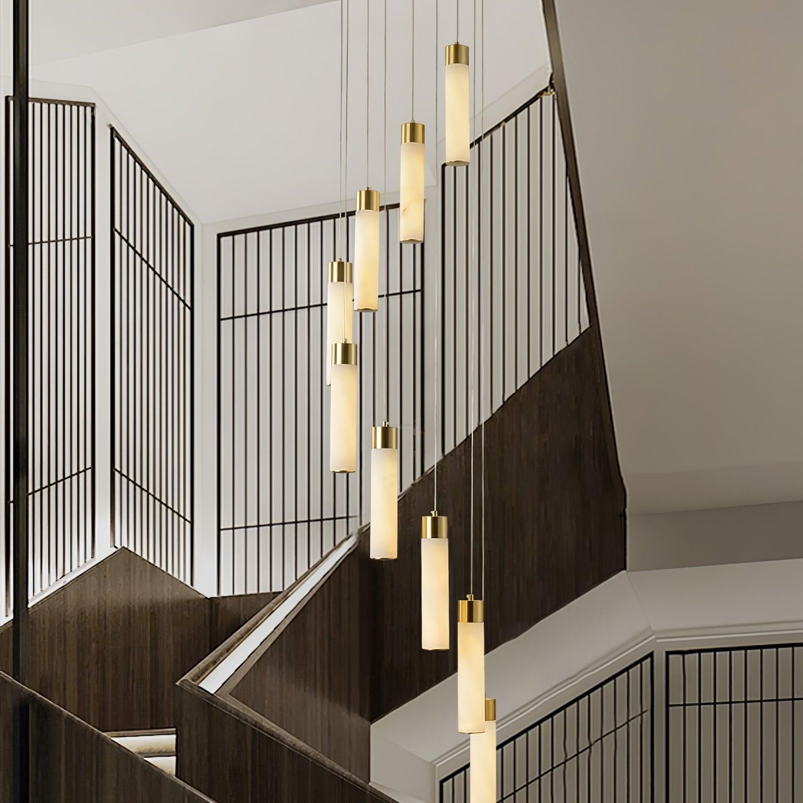 Celestial Alabaster Cascade Chandelier with 5/7/9/12/16/18/24/32 heads - Luxehomezone