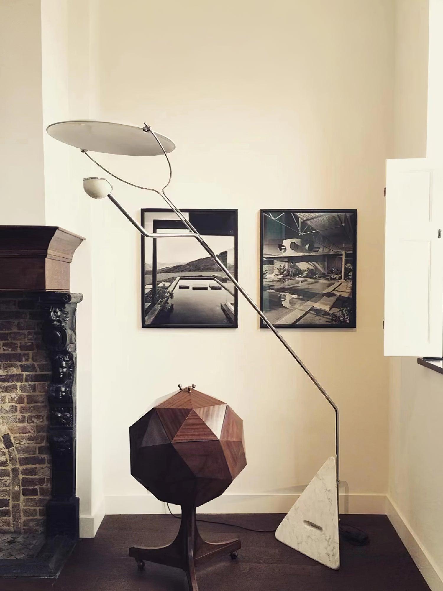 Salocchi Marble Floor Lamp  L 57.1″ - Luxehomezone