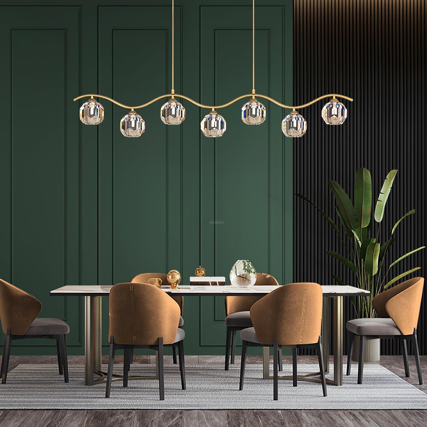 Eara Crystal Chandelier with 3/5/7 heads - Luxehomezone