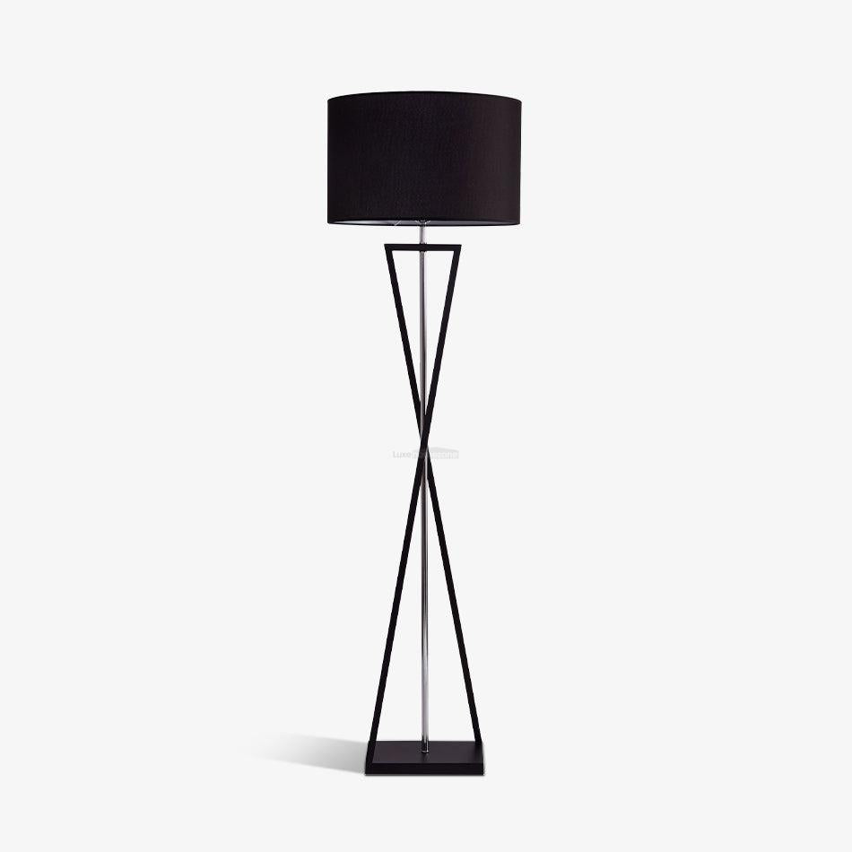 Kaden Black Floor Lamp ∅ 20.1″ - Geometry-1-Luxehomezone