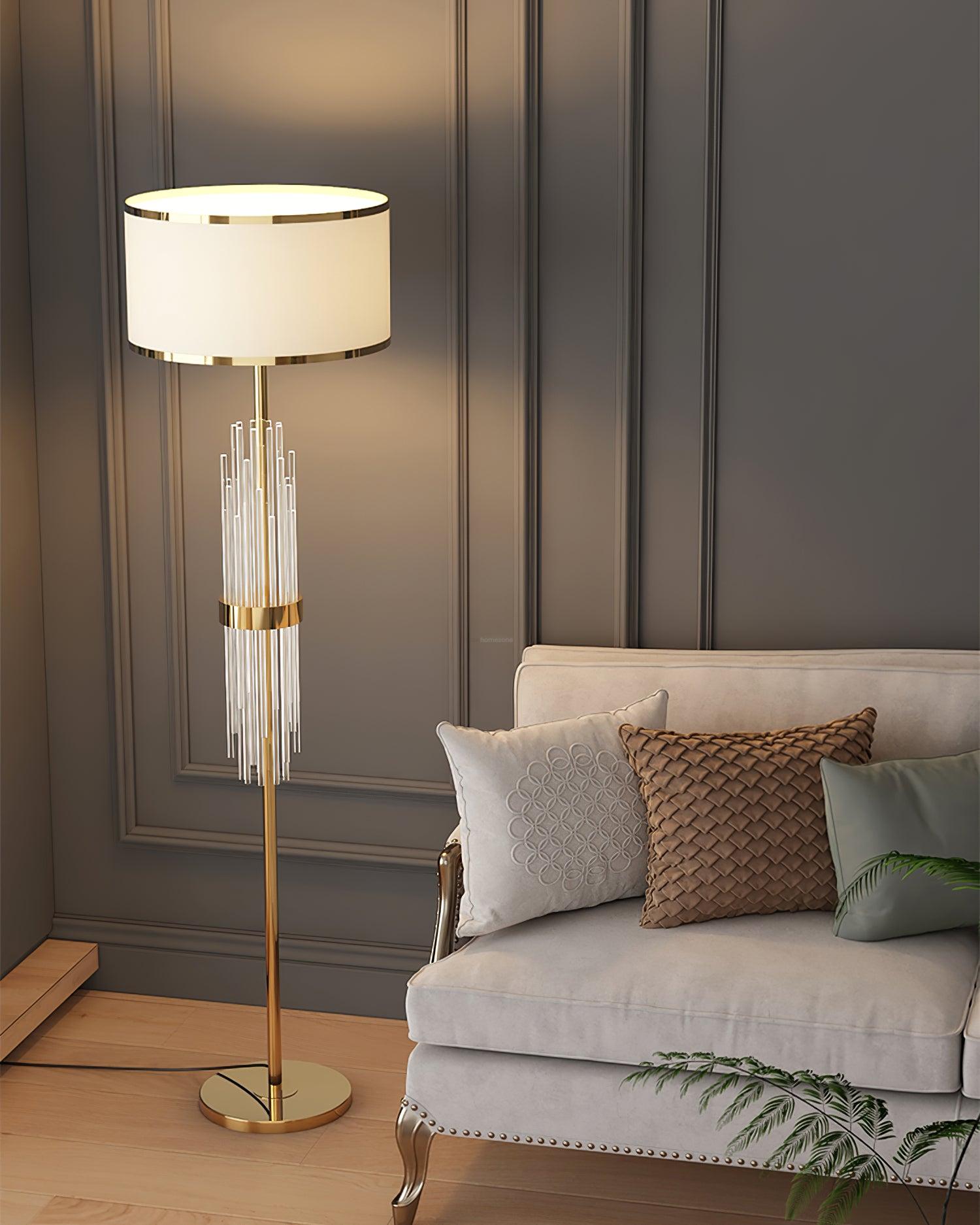 Alston Floor Lamp  ∅ 13.8″ - Geometry-1-Luxehomezone