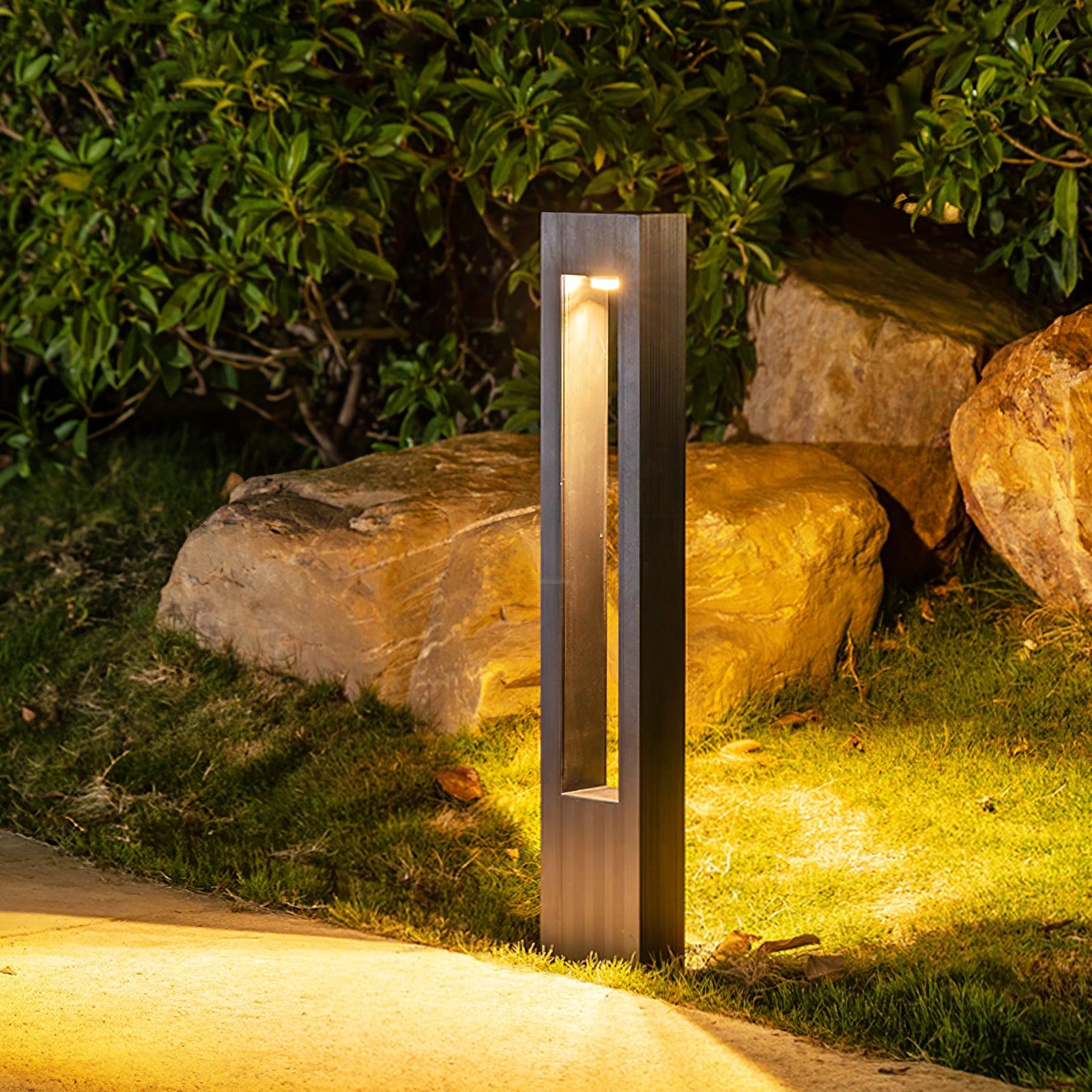Amun Garden Outdoor Floor Light - Pillar-1-Luxehomezone