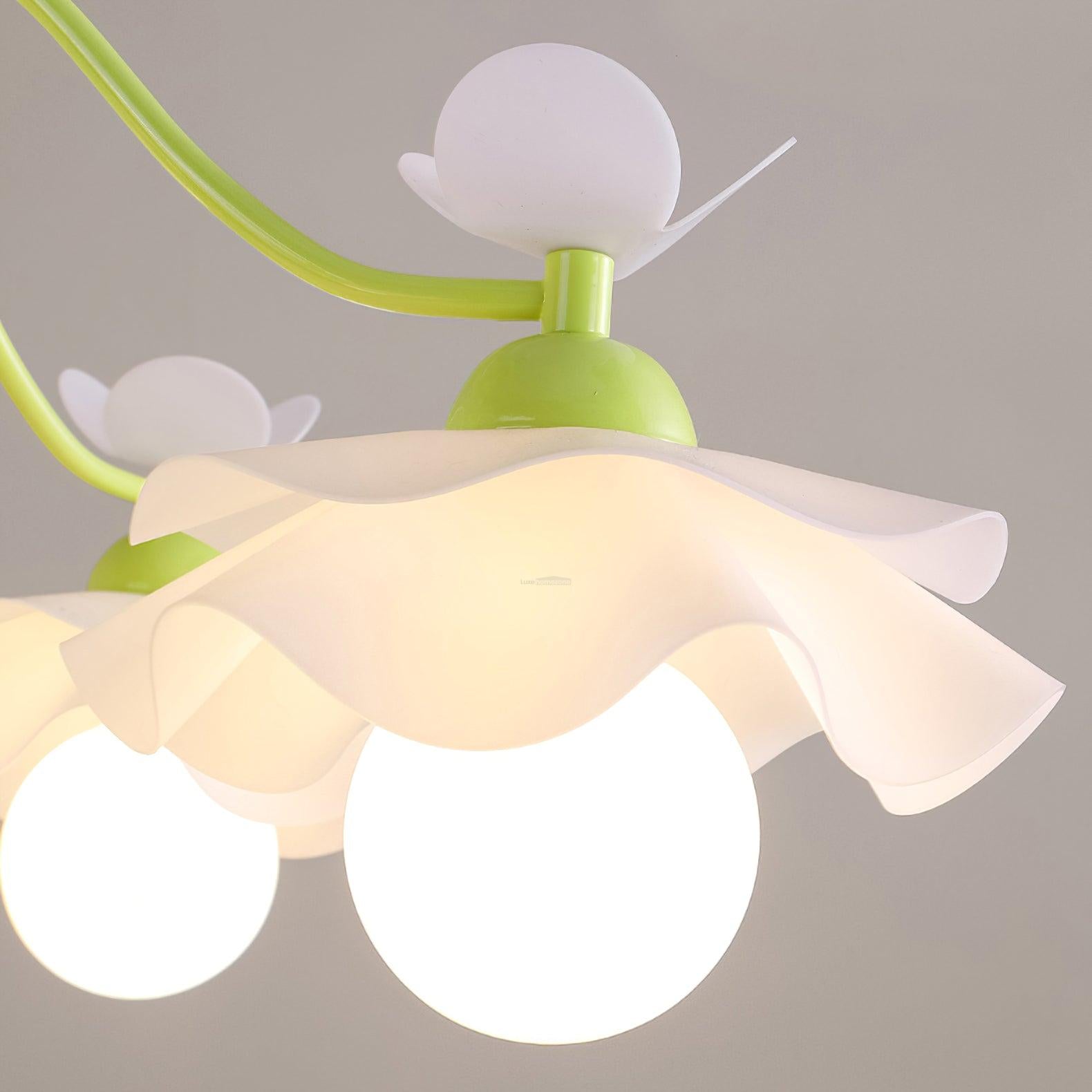 Murano Acrylic Chandelier with 3/5/8 heads - Zahara-1-Luxehomezone