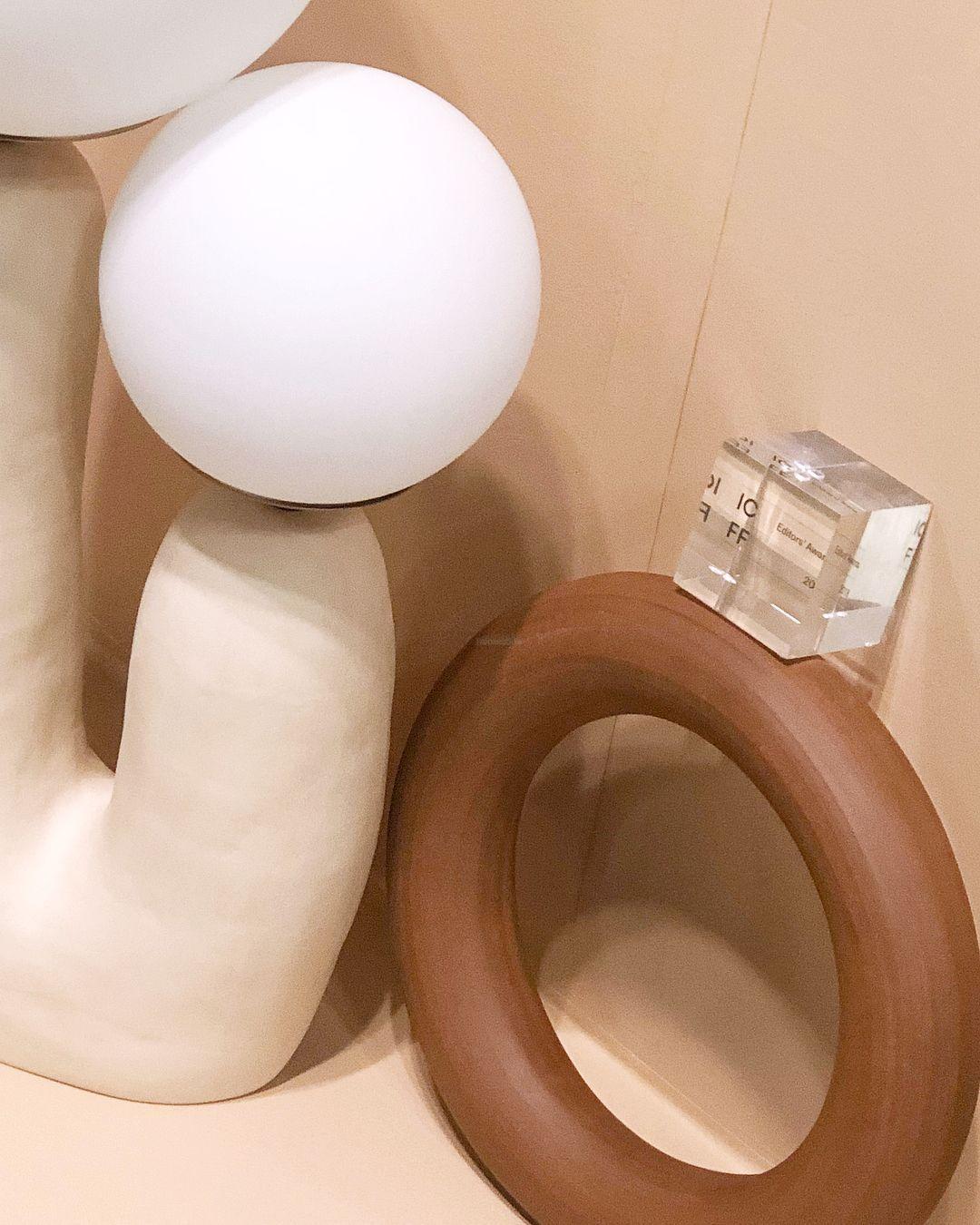 Oo Ceramics Table Lamp ∅ 22.4″ - Candy-1-Luxehomezone