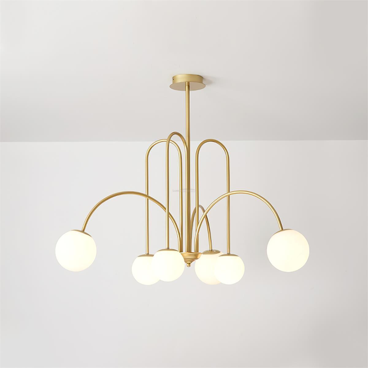 Delaney Chandelier with 6/8 heads - Bend-1-Luxehomezone