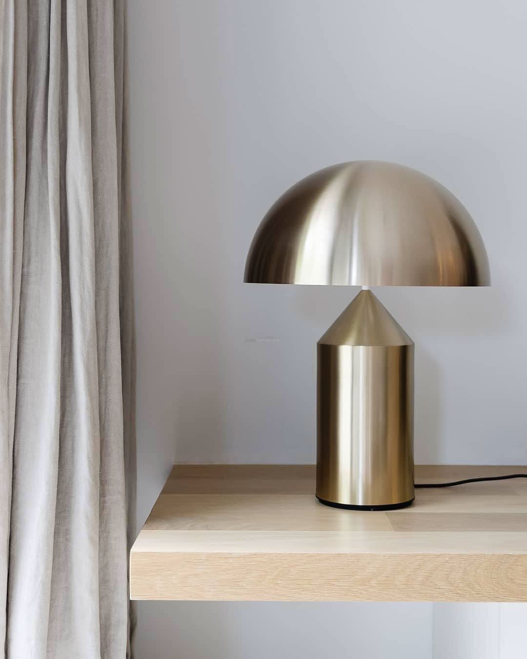 Atollo Metal Table Lamp ∅ 9.8″ - Luxehomezone