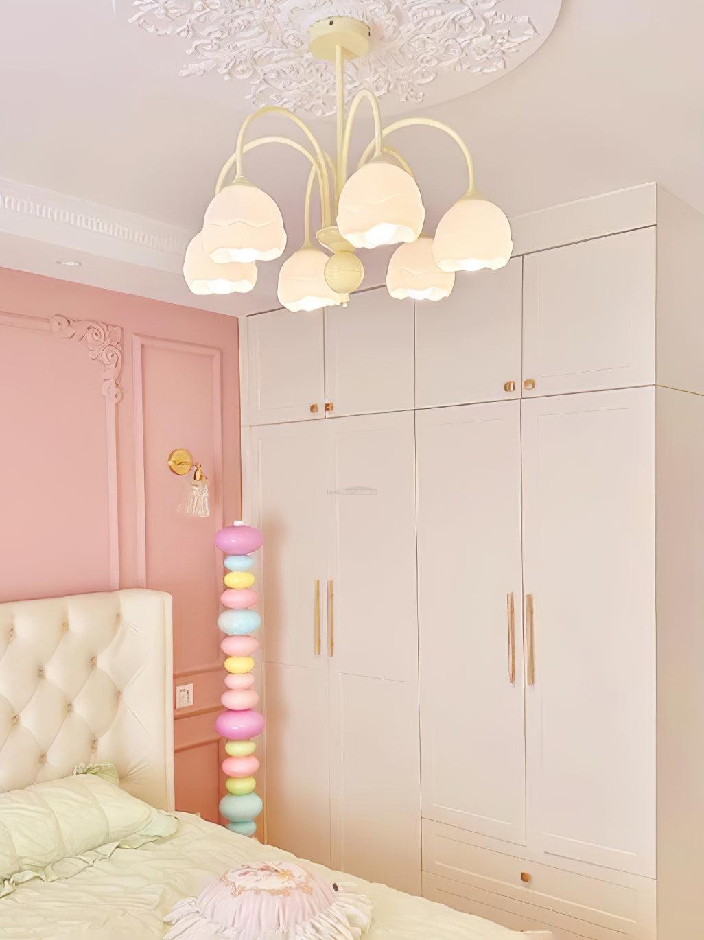 Creamy Chandelier with 5/6/8 heads - Zahara-1-Luxehomezone
