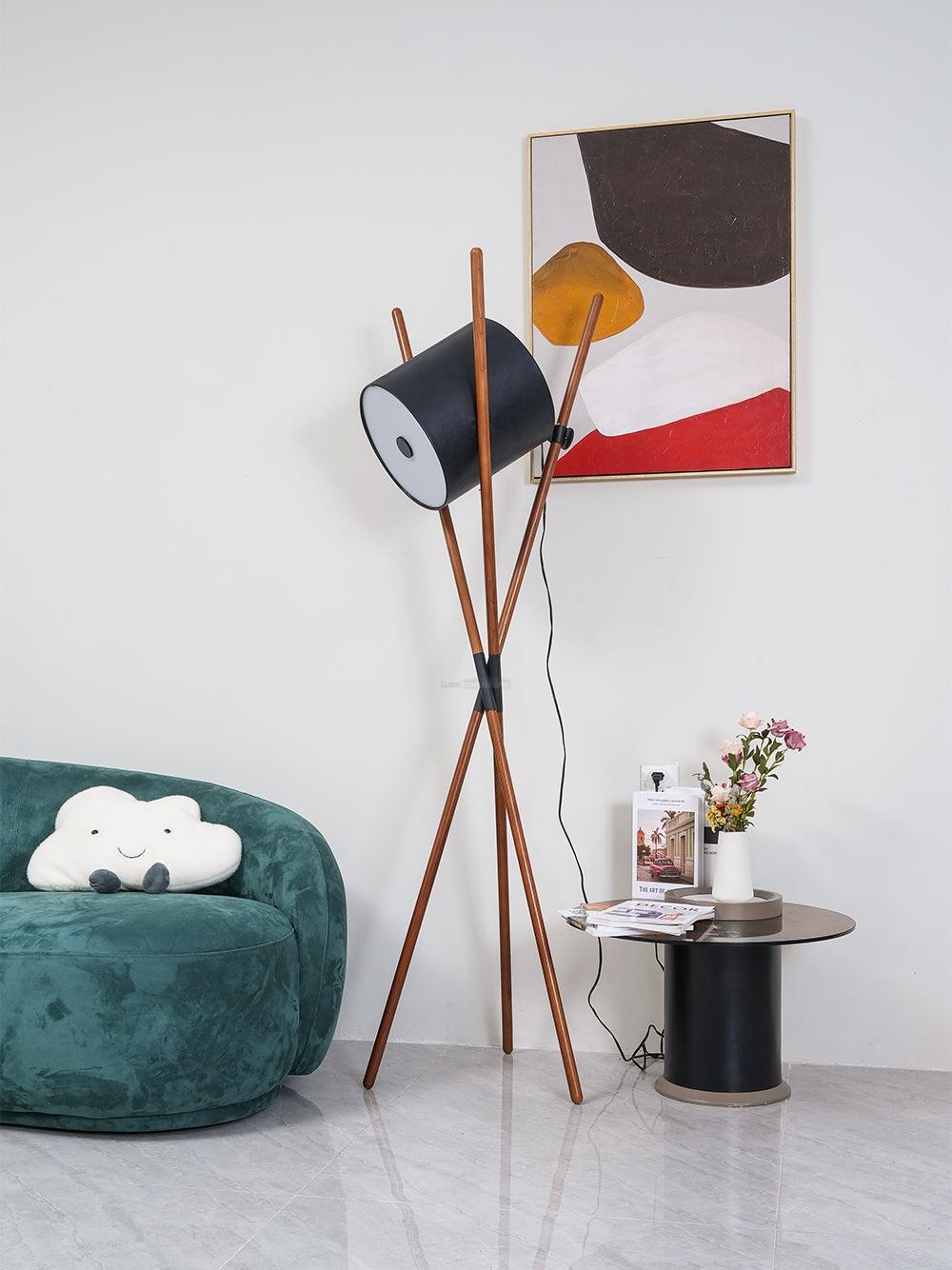 Shift Lamp Floor Lamp ∅ 22.8″ - Lava-1-Luxehomezone
