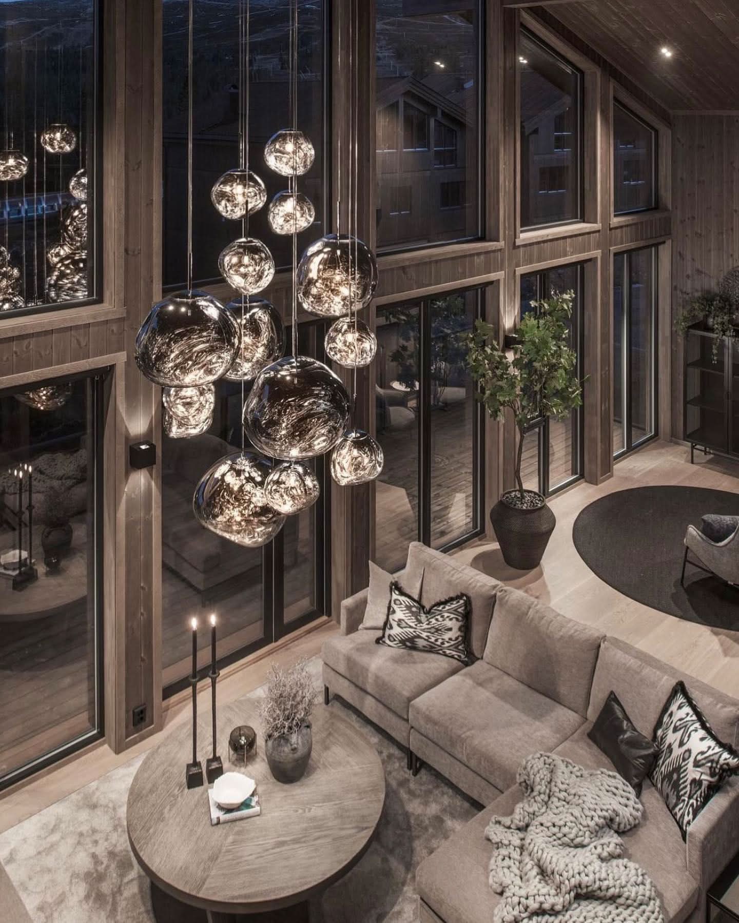 Lava Round Pendant - Luxehomezone