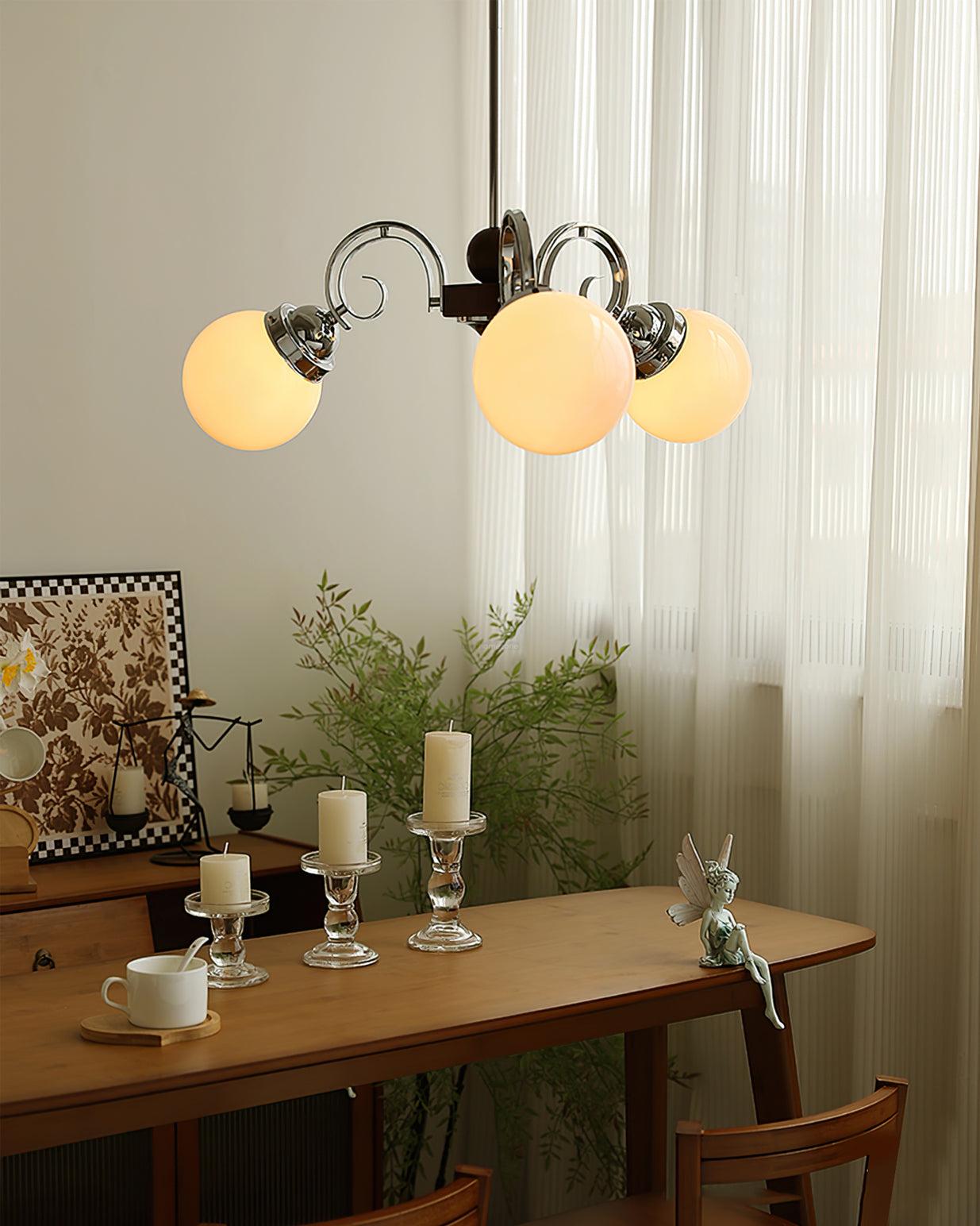 Kotter Cream Chandelier with 3/5 heads - Bend-1-Luxehomezone