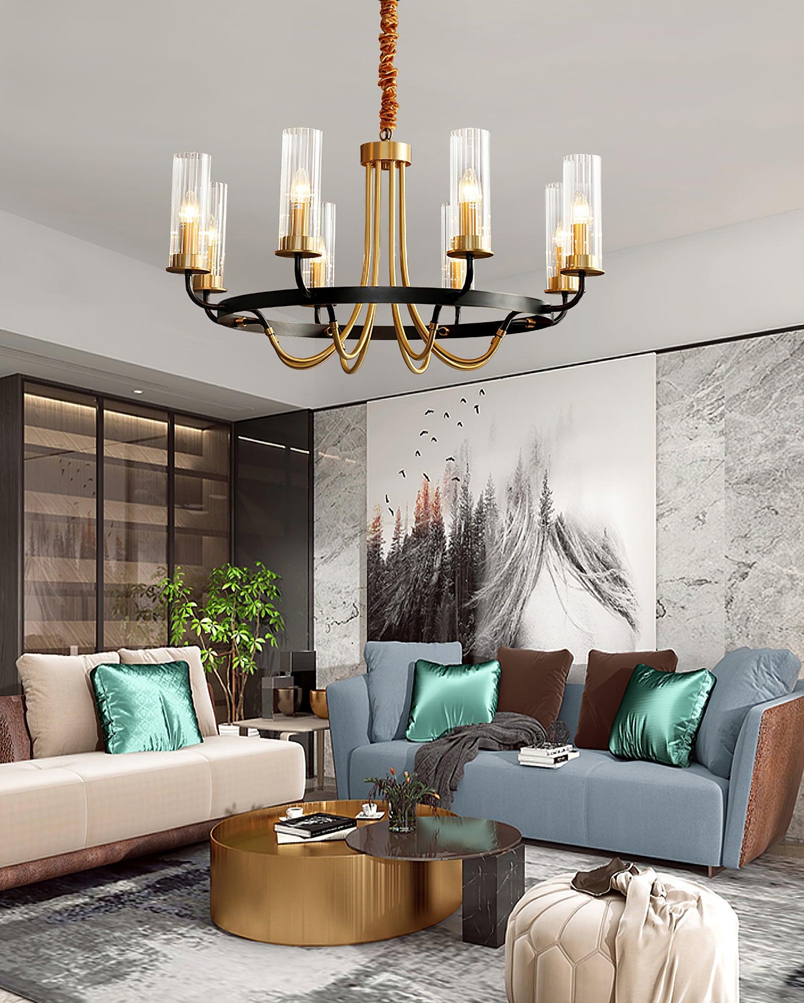 Kearney Chandelier Φ 27.2″ - Lucency-1-Luxehomezone