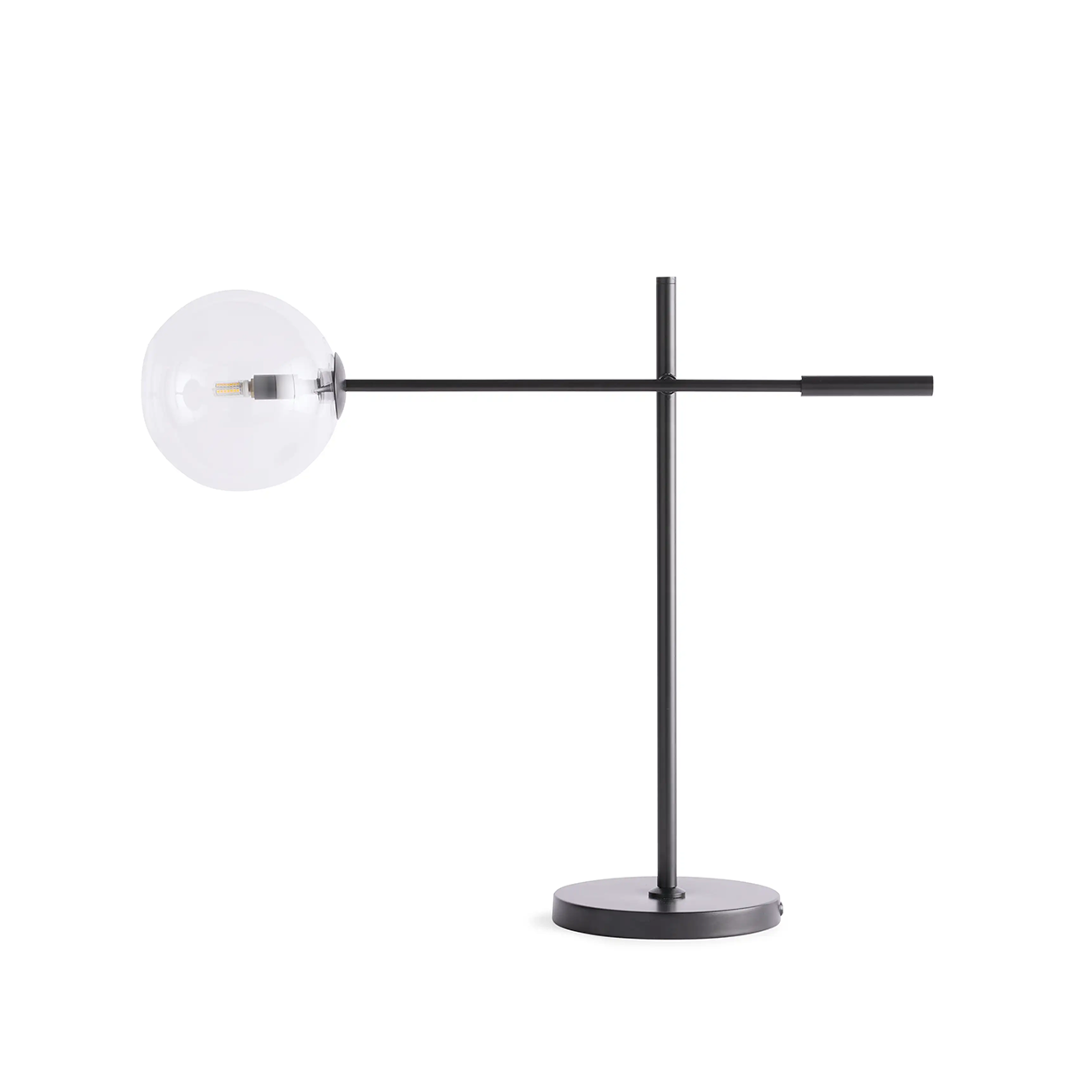 Moder Apollo Glass Ball Task Table Lamp - All Products, Moder Apollo Series, Table Lamps- Table Lamp1-Luxehomezone