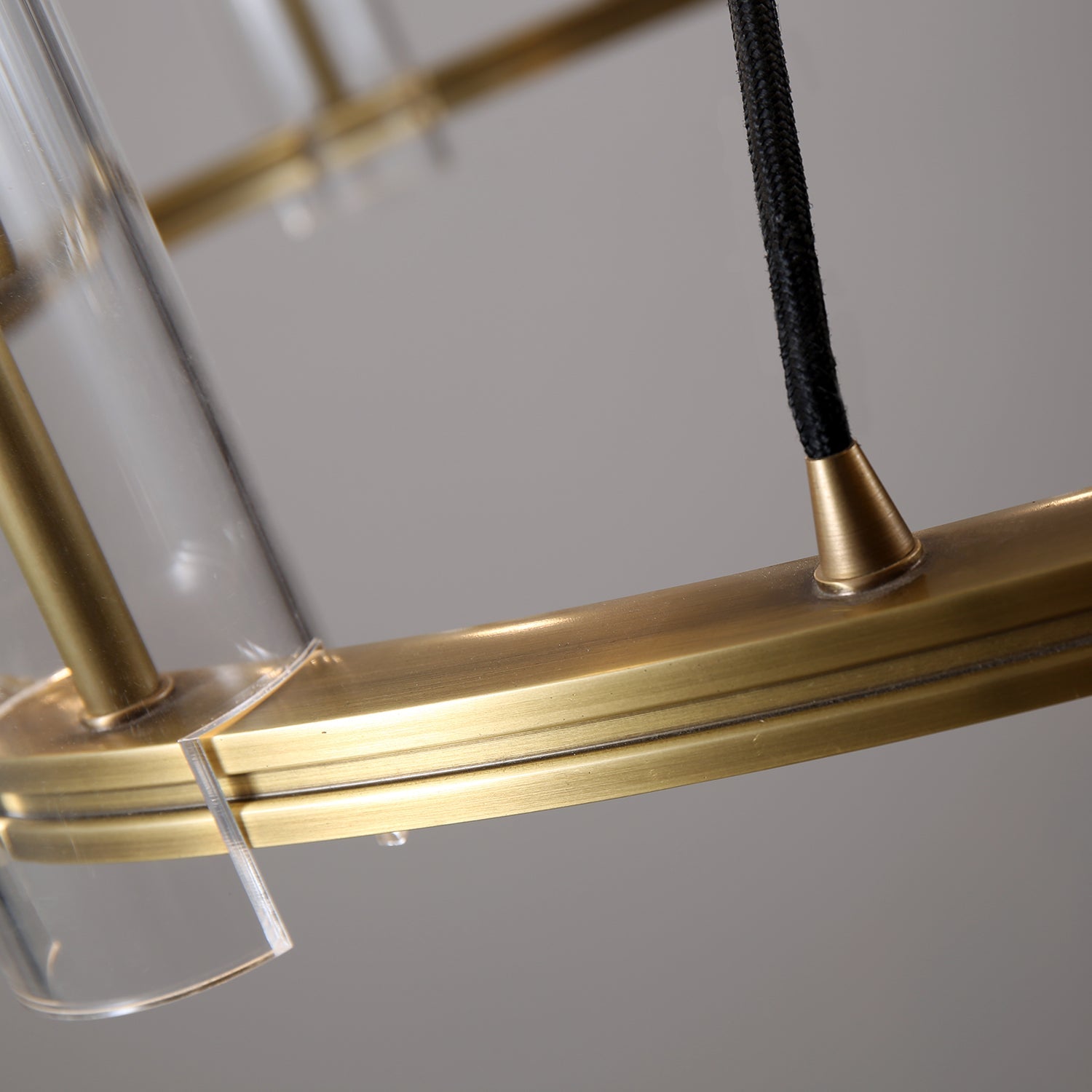 Carney Chandelier 37" Brass
