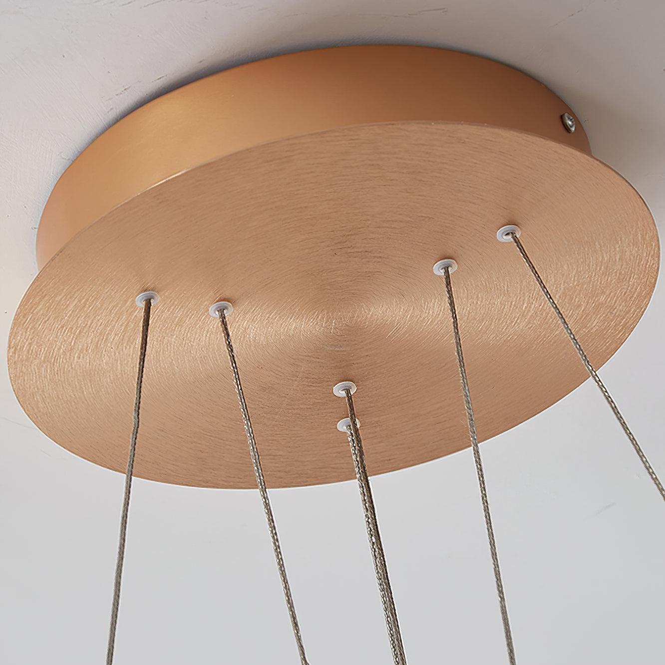 Circular LED Chandelier ∅ 23.6″ - ring-1-Luxehomezone