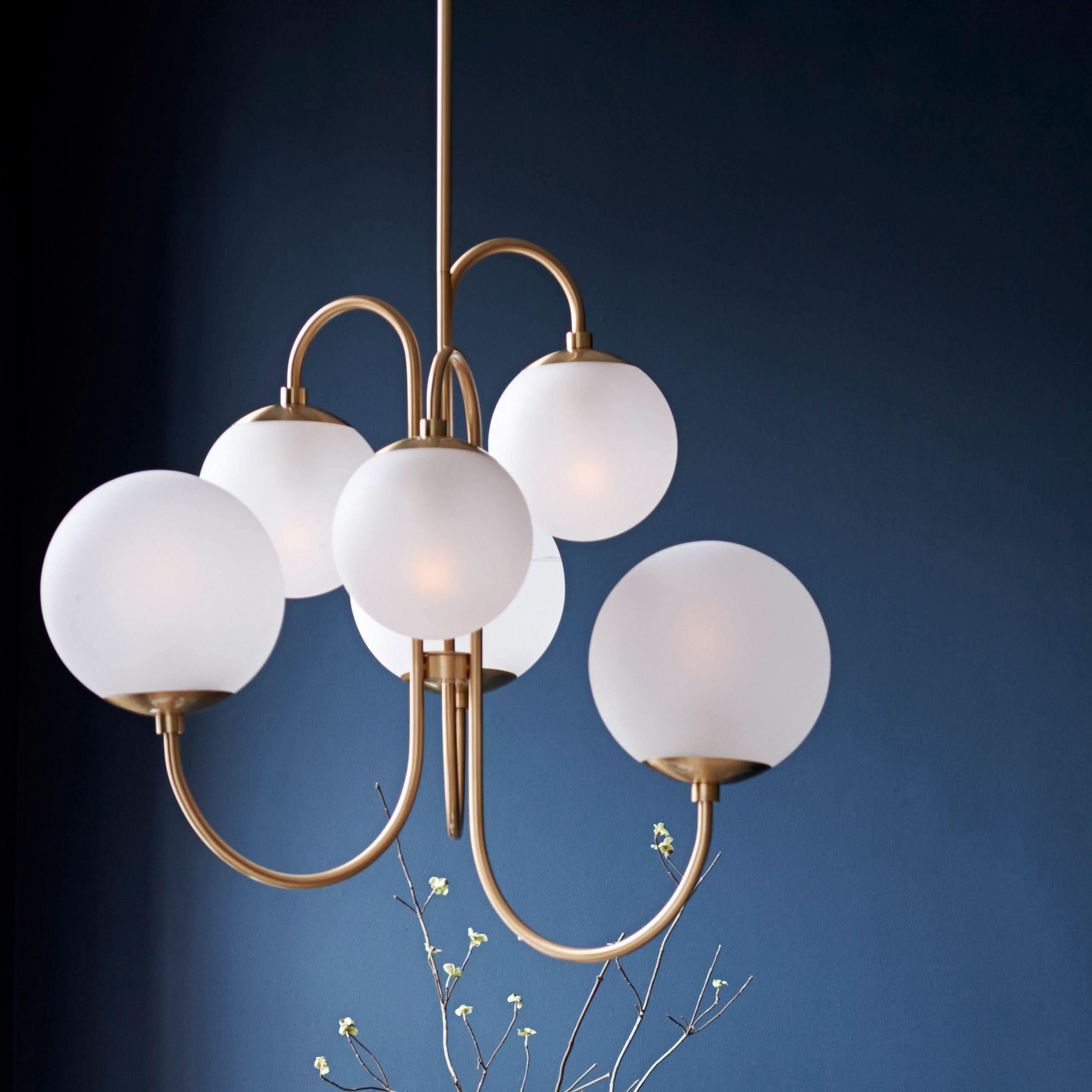 Gooseneck Chandelier ∅ 30″ - Luxehomezone