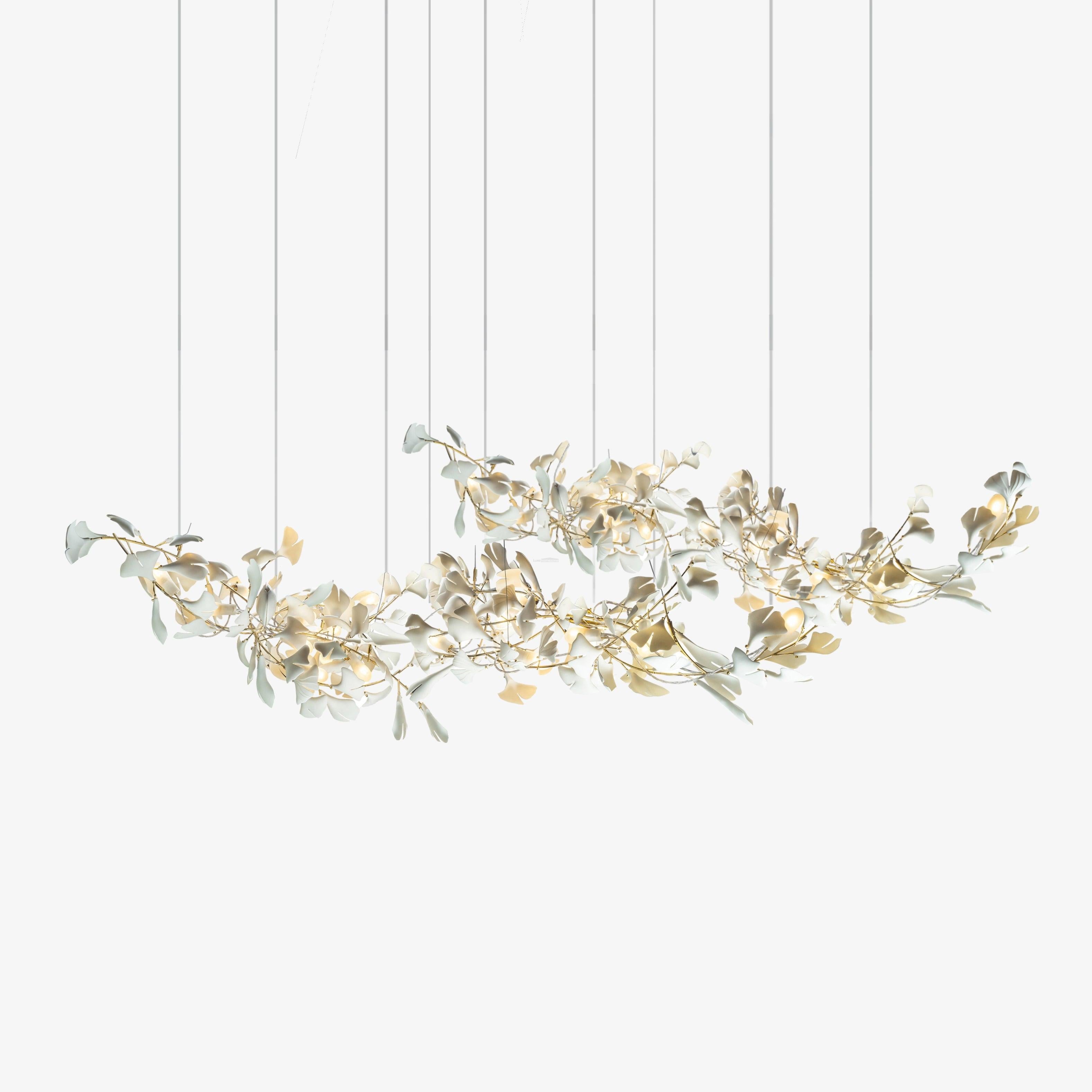 Gingko Chandelier with Double Layer Combination - Gingko, Gingko Chandelier-1-Luxehomezone