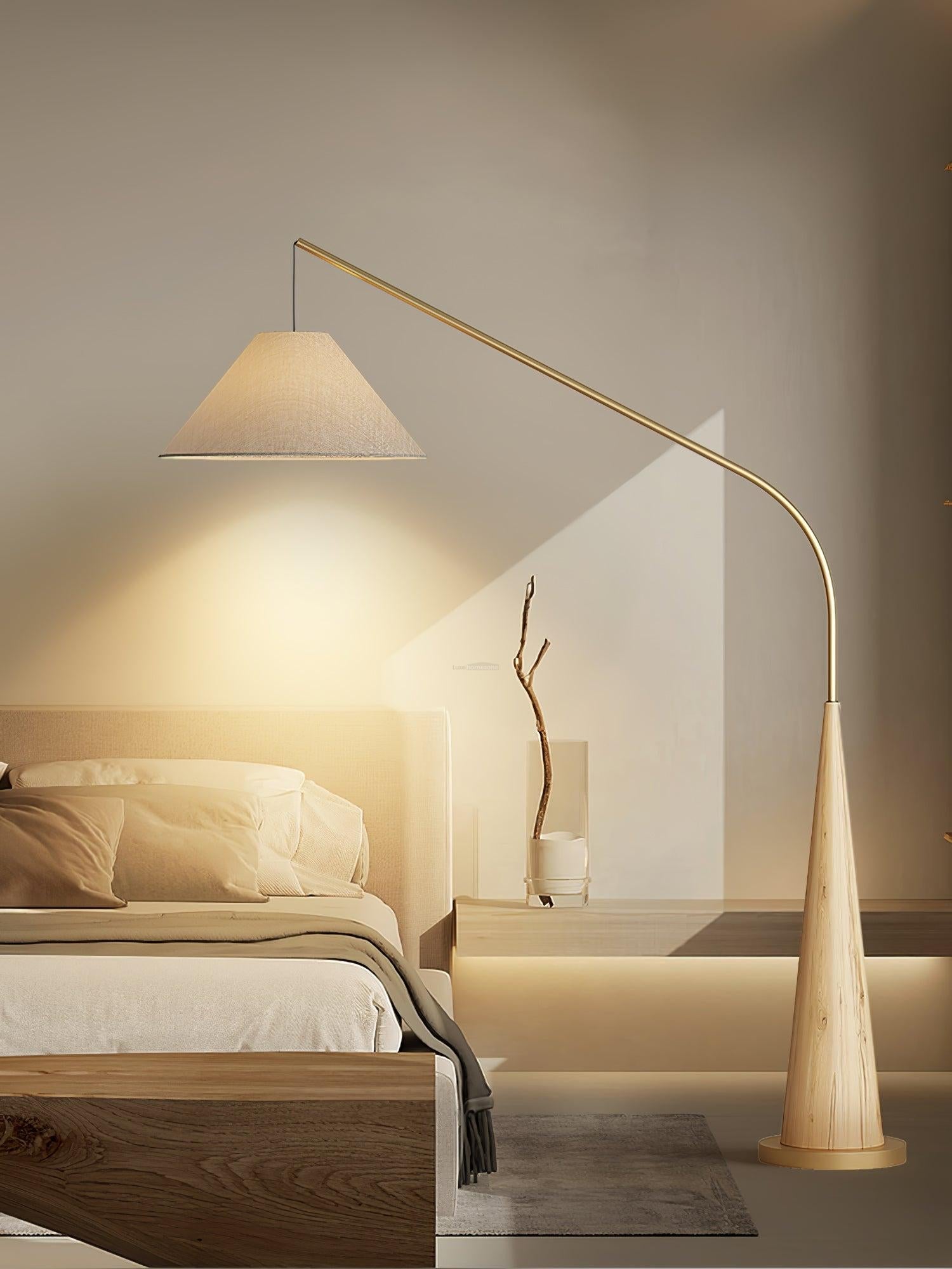 Gibson Arc Floor Lamp L 59.1″ - Bent-1-Luxehomezone