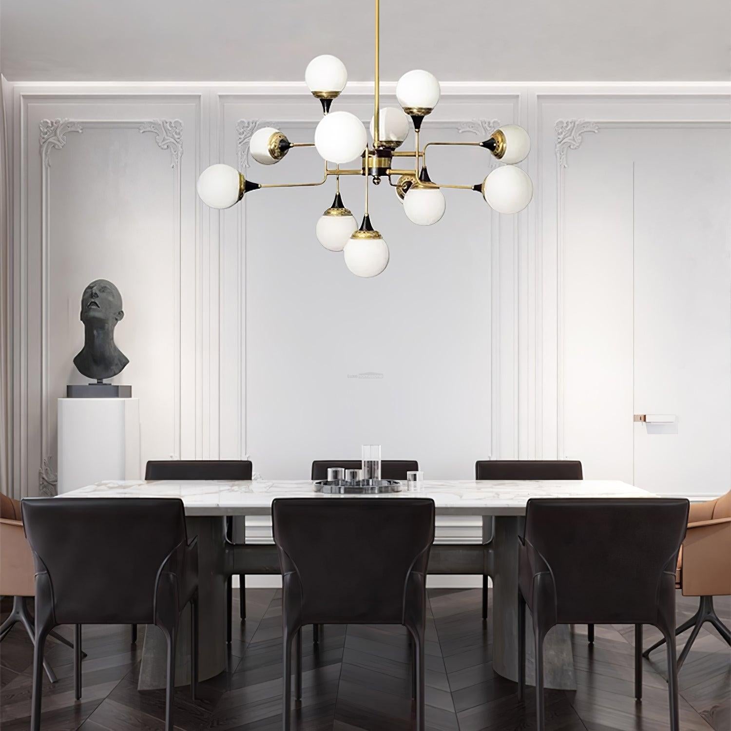 Stilnovo Chandelier with 12/16/24 heads - Frown-1-Luxehomezone