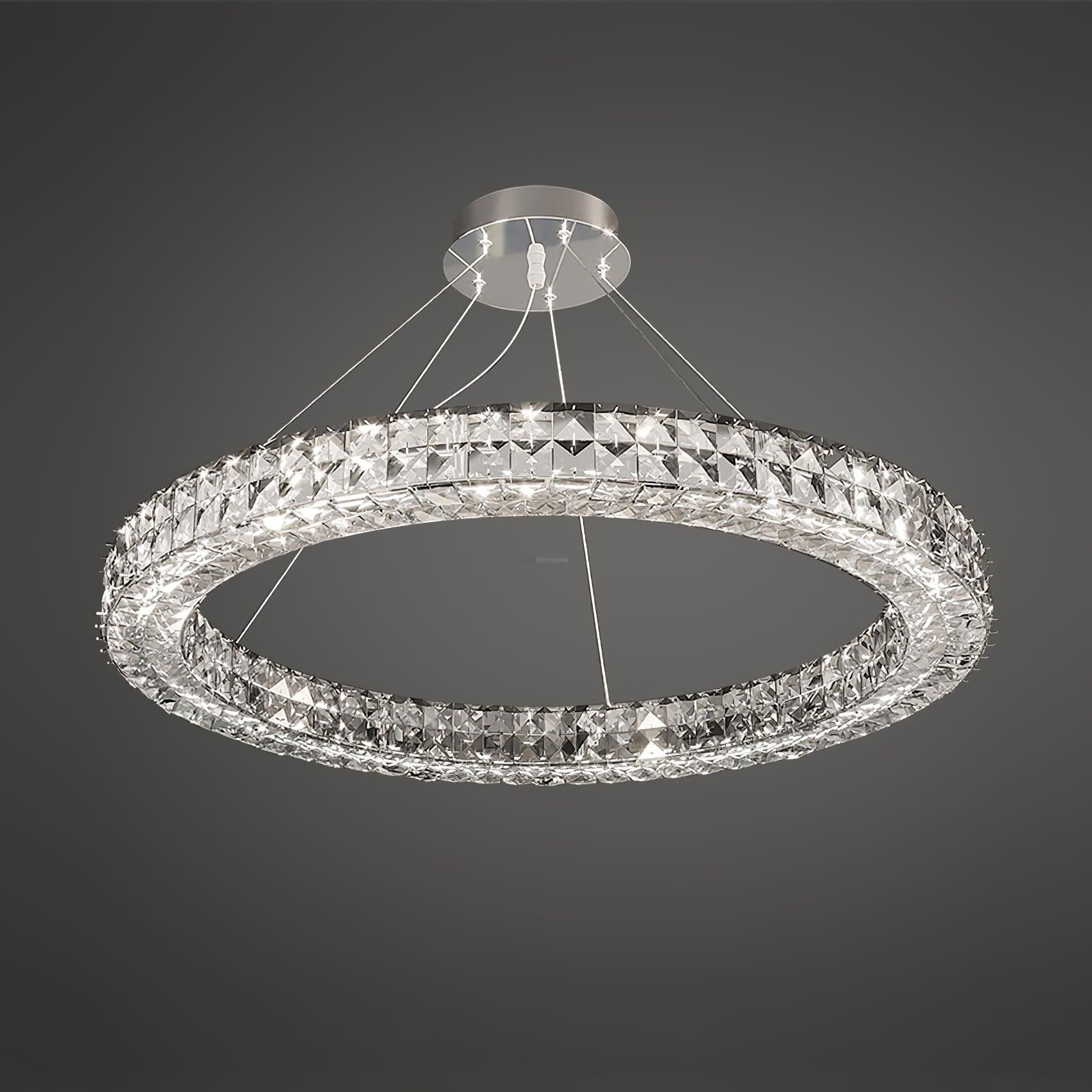 Spiridon Crystal Chandelier ∅ 15.7″~39.4'' - Crystals-1-Luxehomezone