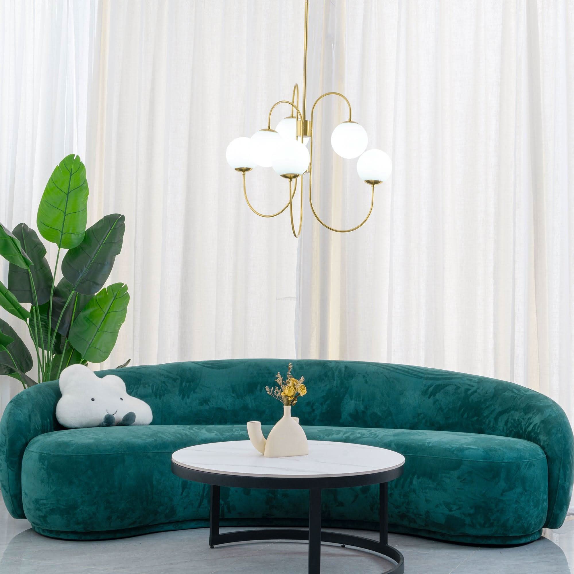 Gooseneck Chandelier ∅ 30″ - Luxehomezone
