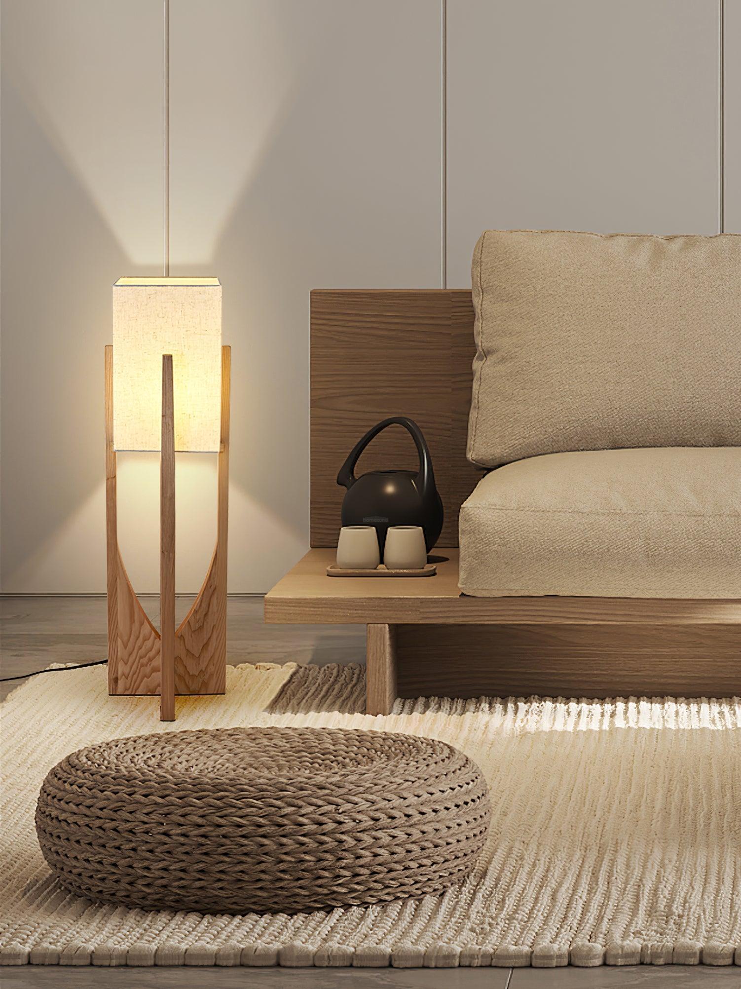 Fairbanks Floor Light - Wood-1-Luxehomezone