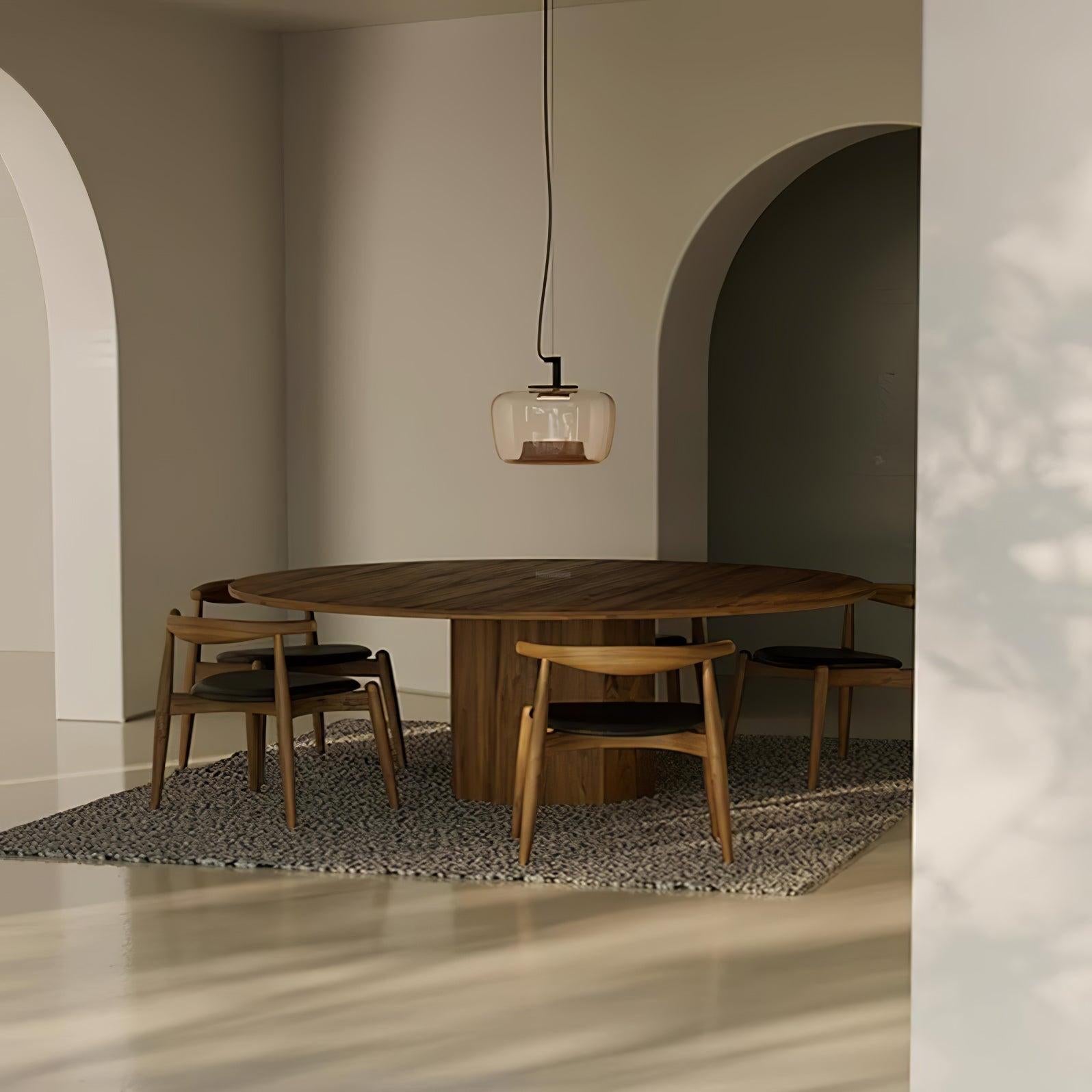 Doppelte Pendant - Art Glass-1-Luxehomezone
