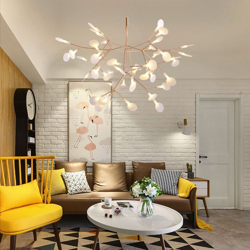 Rose Gold Firefly Chandelier - Luxehomezone