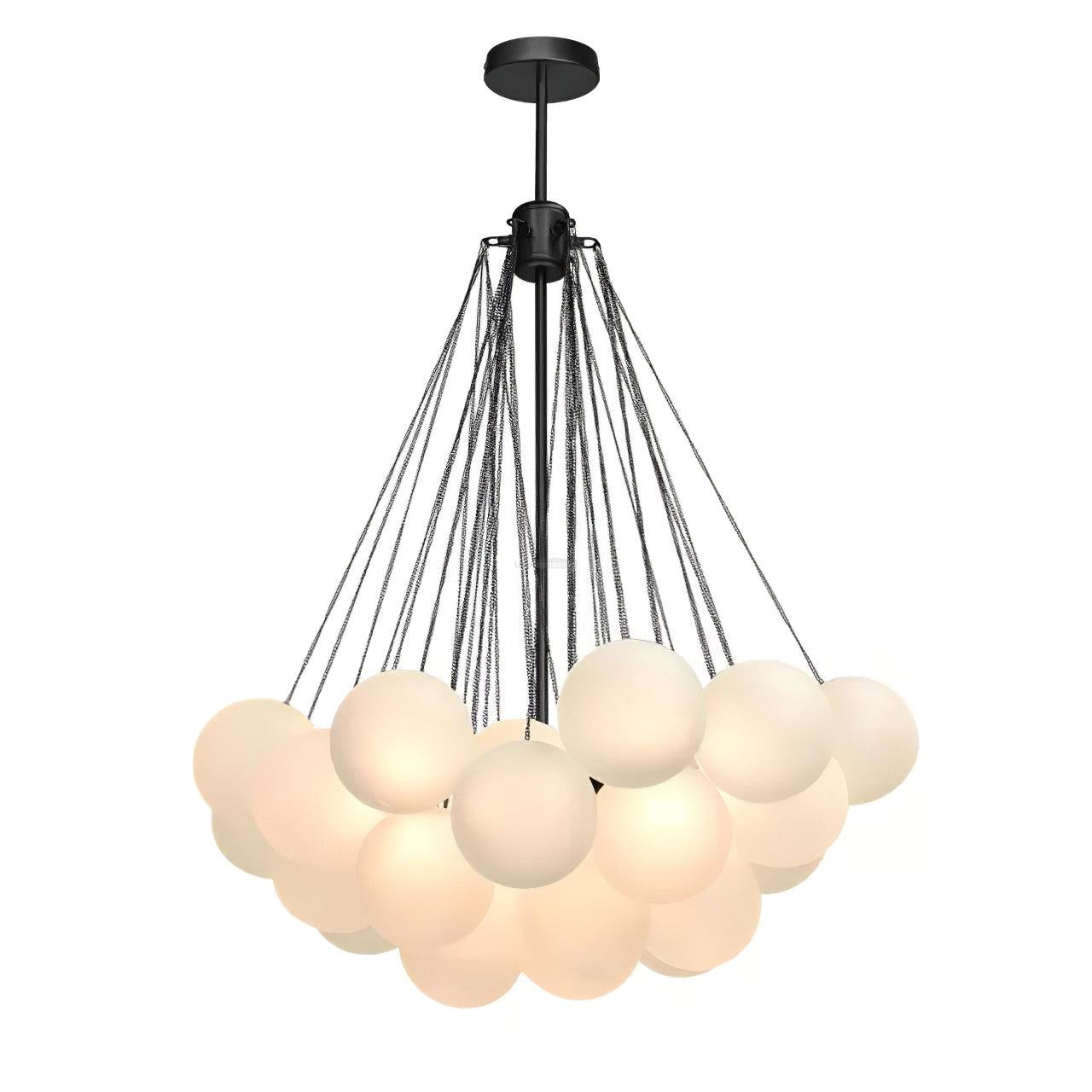 Glass Bubble Chandelier - Bend, chandeliers-1-Luxehomezone