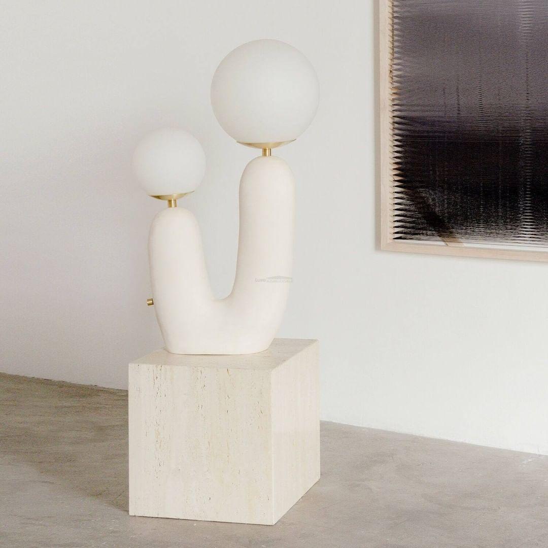 Oo Ceramics Table Lamp ∅ 22.4″ - Candy-1-Luxehomezone