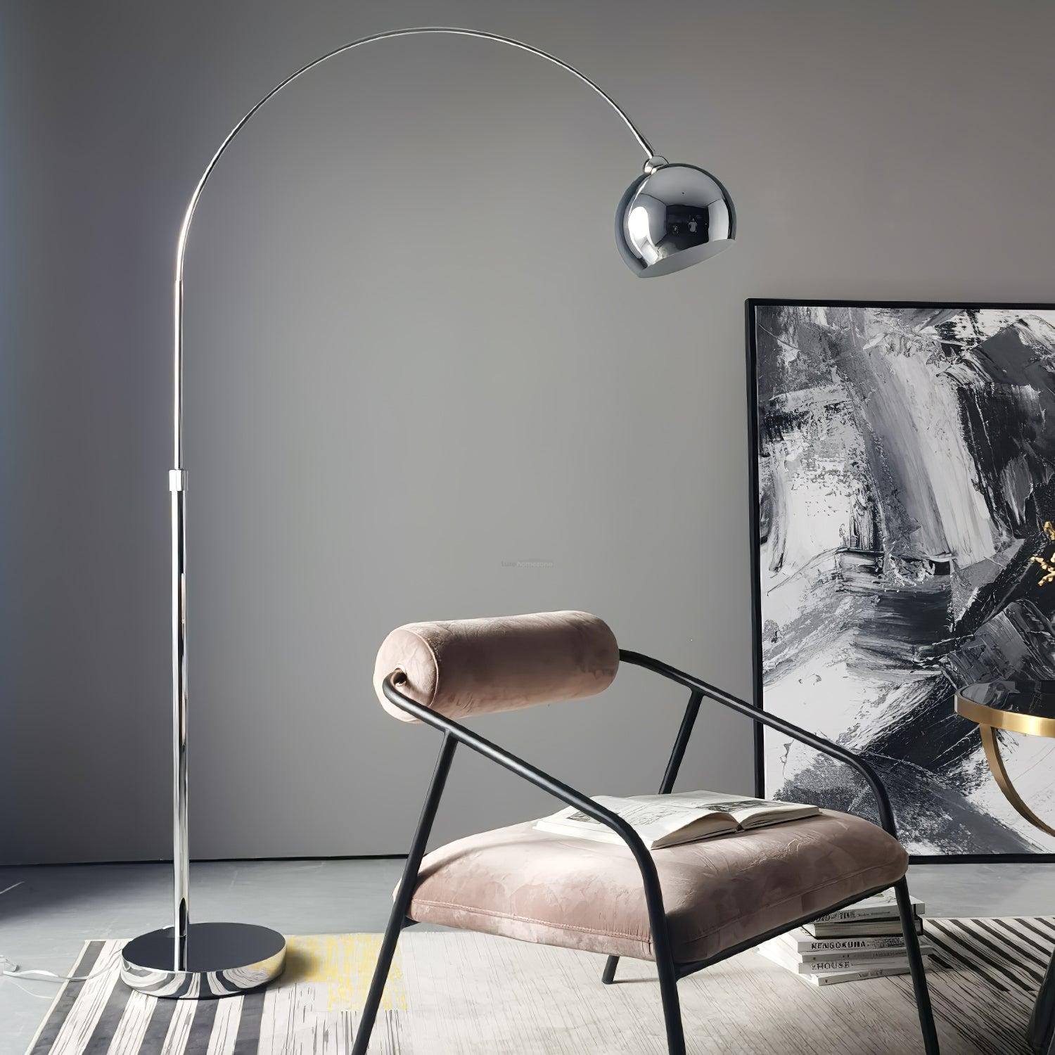 Angle Floor Lamp ∅ 43.3″ - Bent-1-Luxehomezone