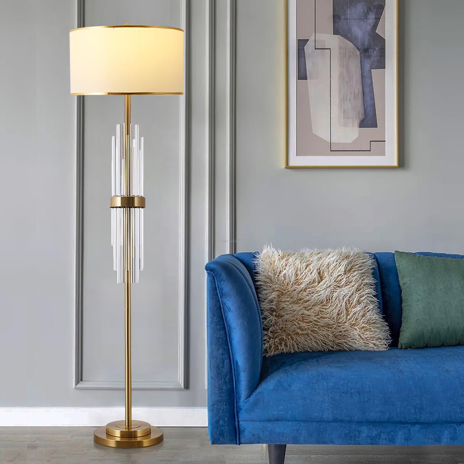 Alston Floor Lamp  ∅ 13.8″ - Geometry-1-Luxehomezone