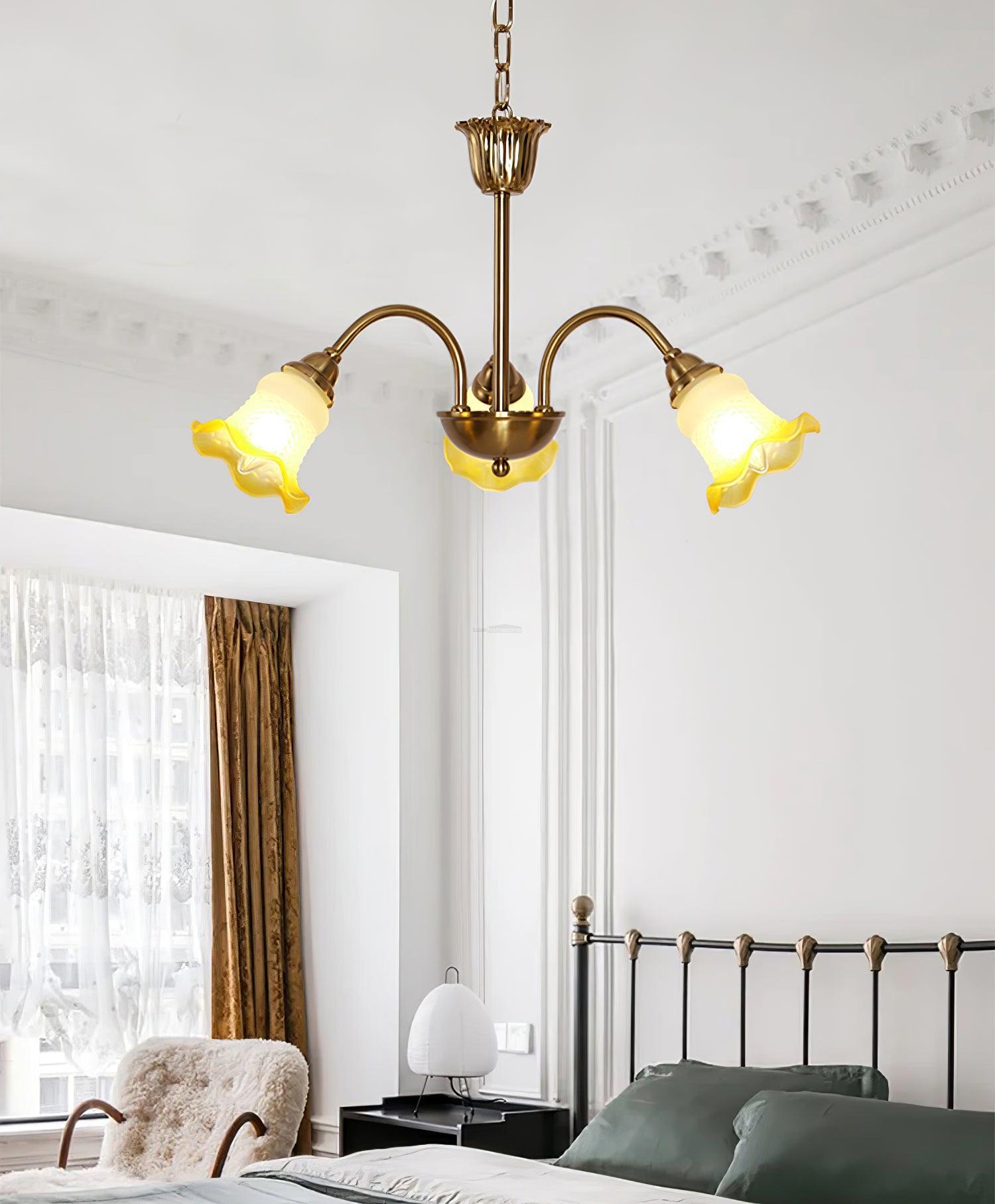 Morning Glory Chandelier ∅ 24.4″ - Zahara-1-Luxehomezone