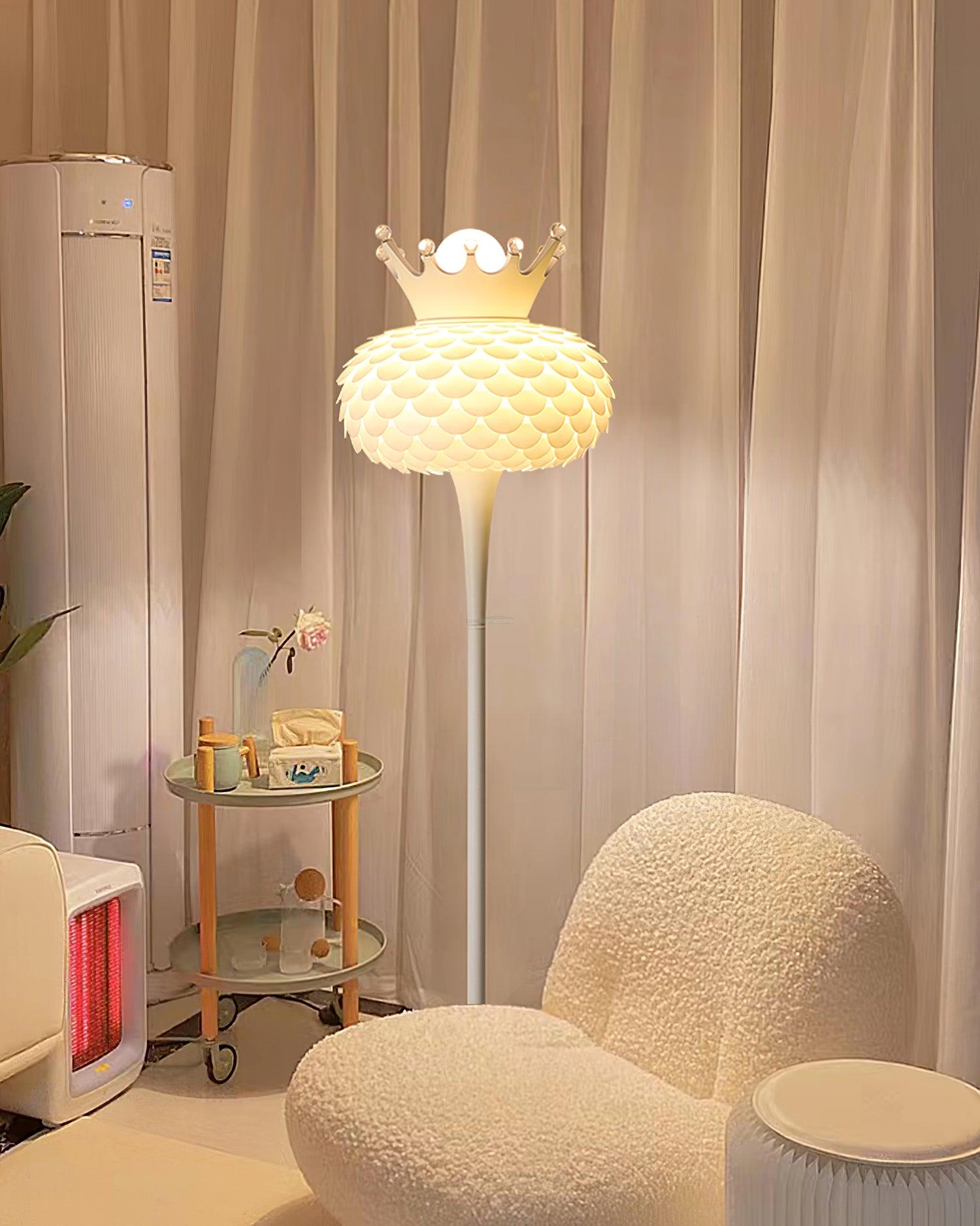 Aluvia Crown Floor Lamp  ∅ 14.9″ - Bubble series-1-Luxehomezone