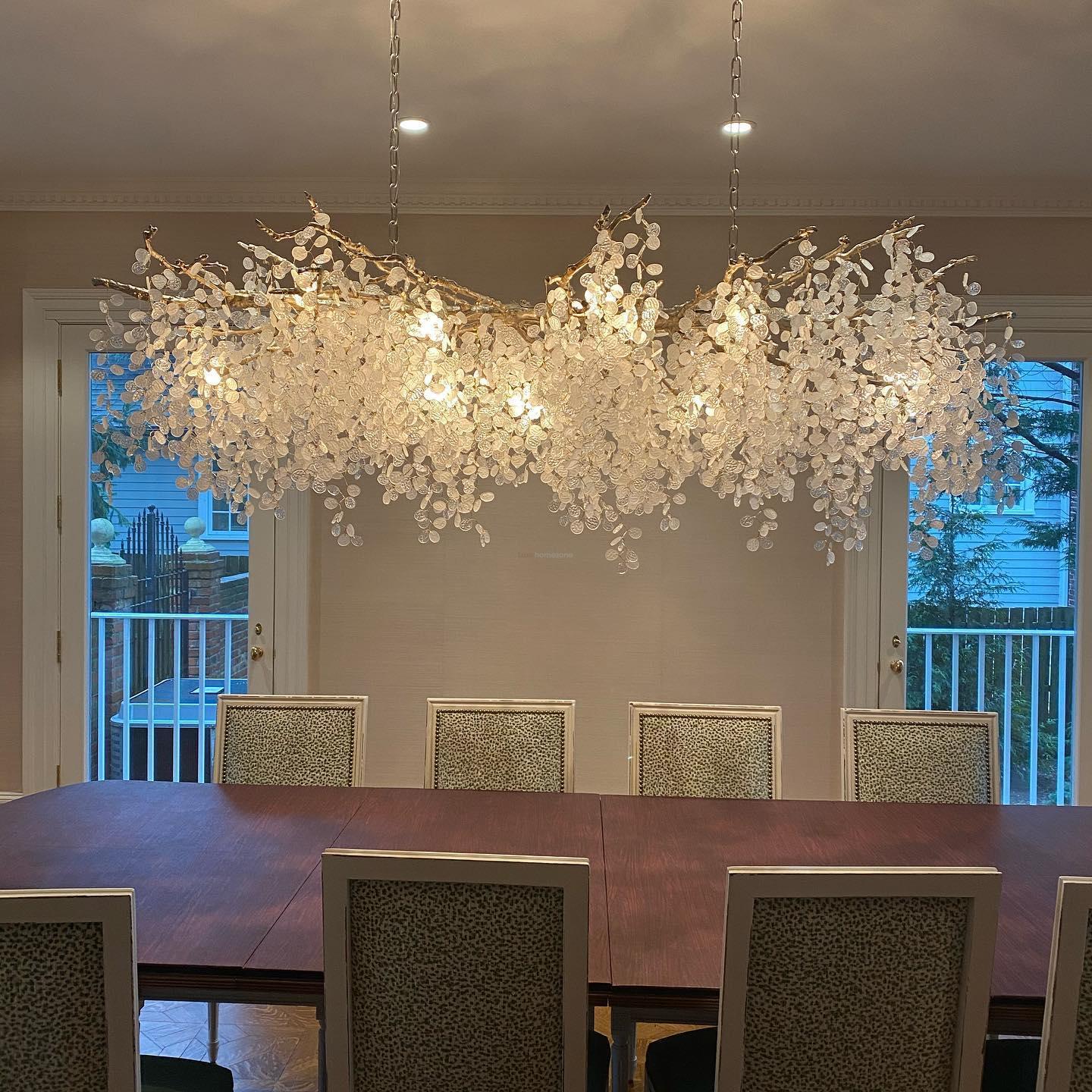 Shiro Noda Crystal Type Chandelier - Branch-1-Luxehomezone