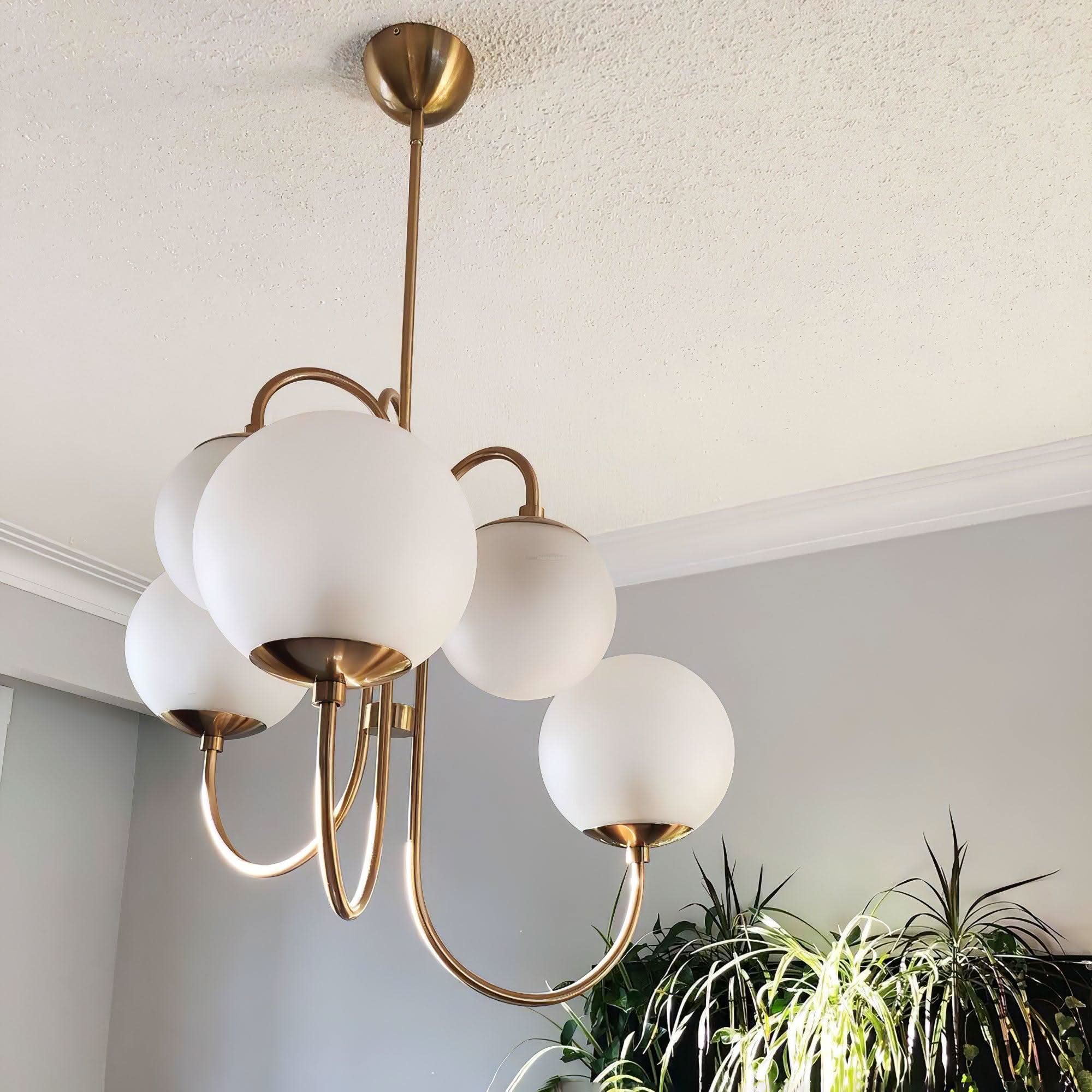 Gooseneck Chandelier ∅ 30″ - Luxehomezone